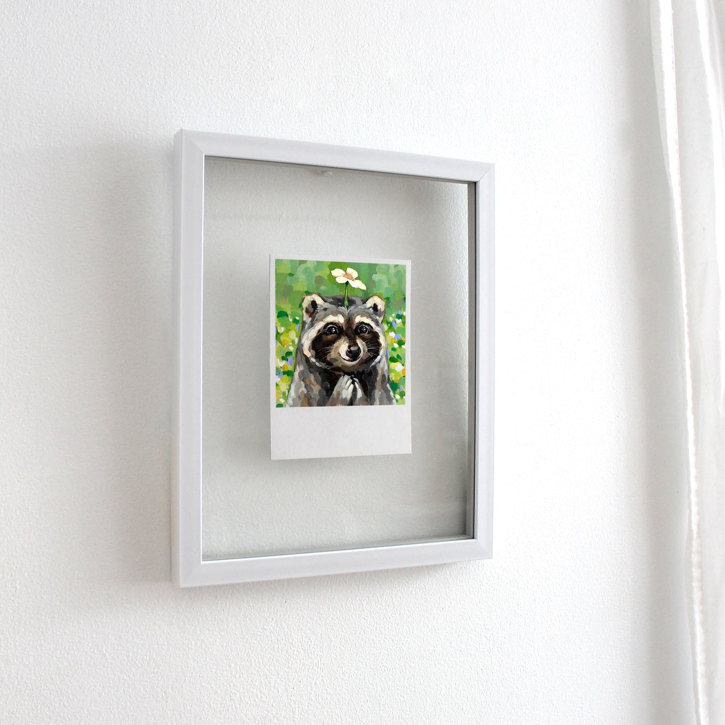 Raccoon Flower - Polaroid