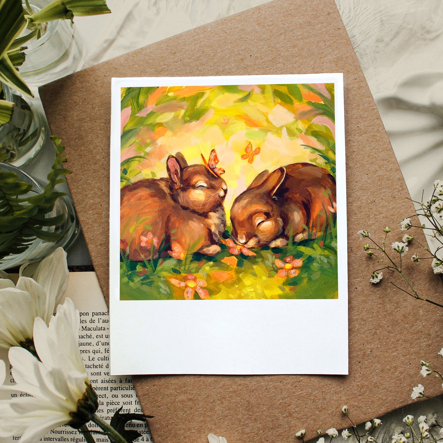 Spring Bunnies - Polaroid
