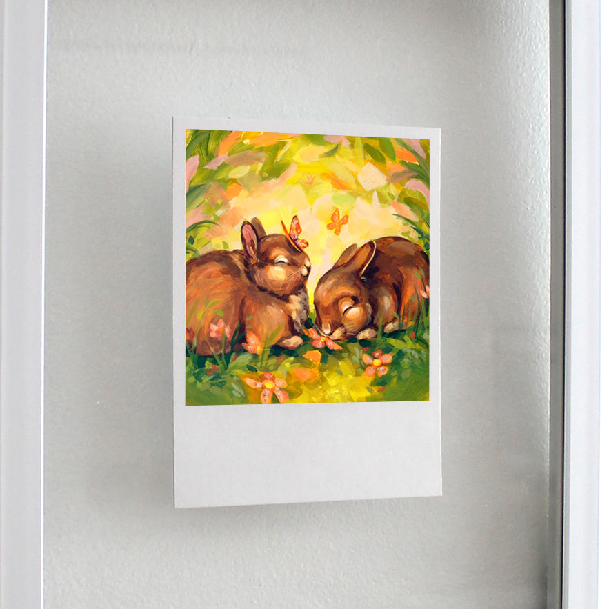 Spring Bunnies - Polaroid