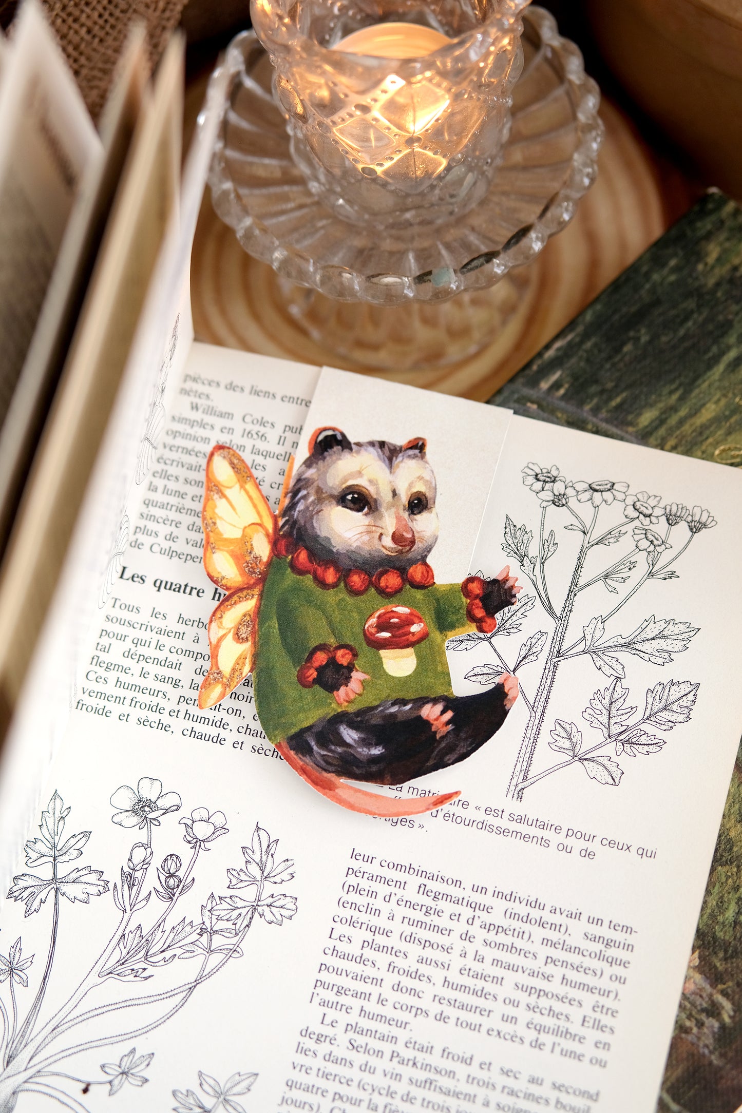 Fairy Opossum - Bookmark