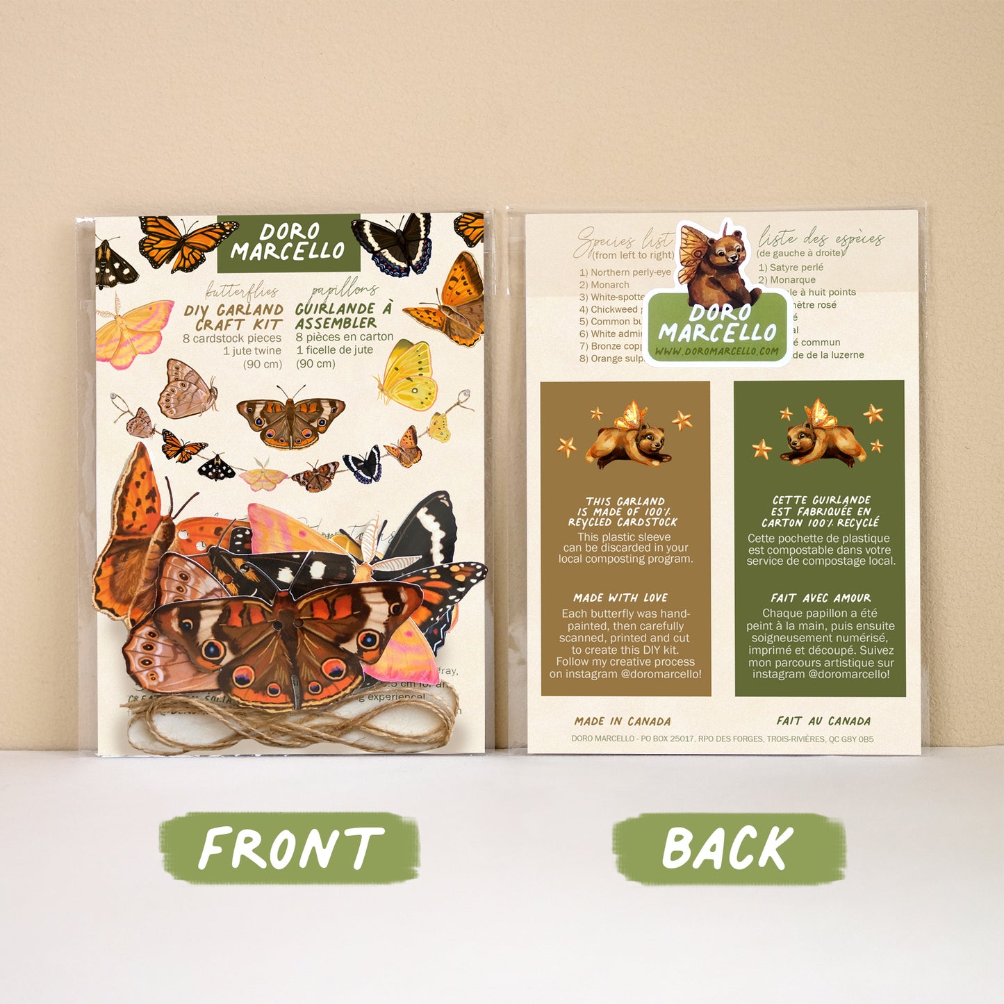 Papillons - Kit de guirlande DIY