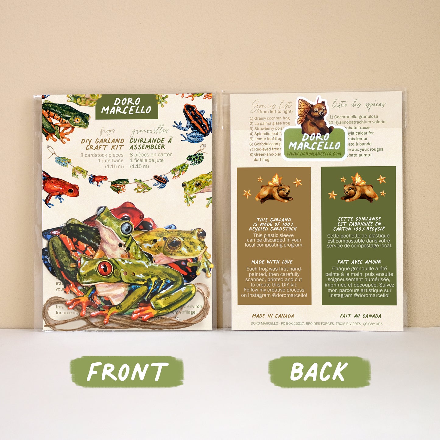 Frogs - DIY Garland Kit