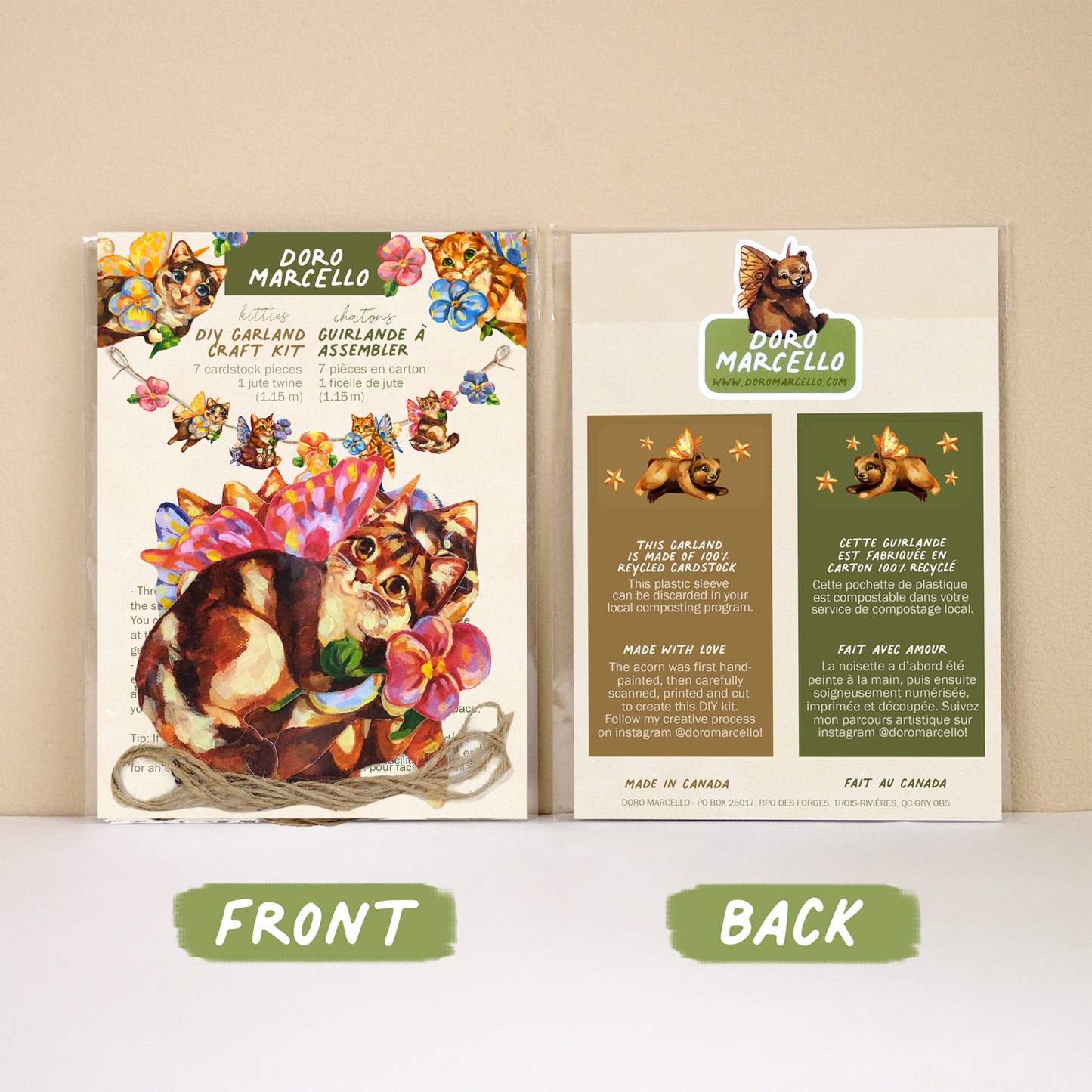 Fairy Kitties - DIY Garland Kit
