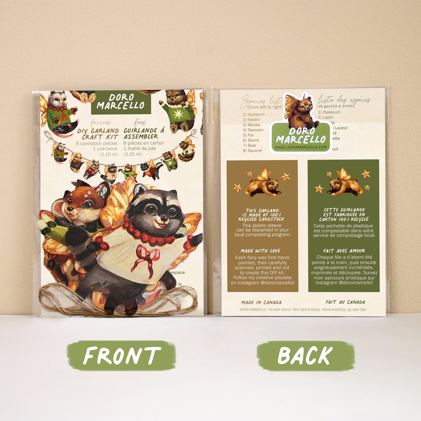 Woodland Fairies - DIY Garland Kit