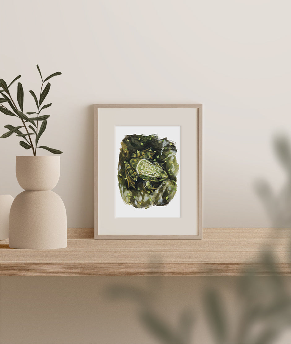 Frog Water - Art Print