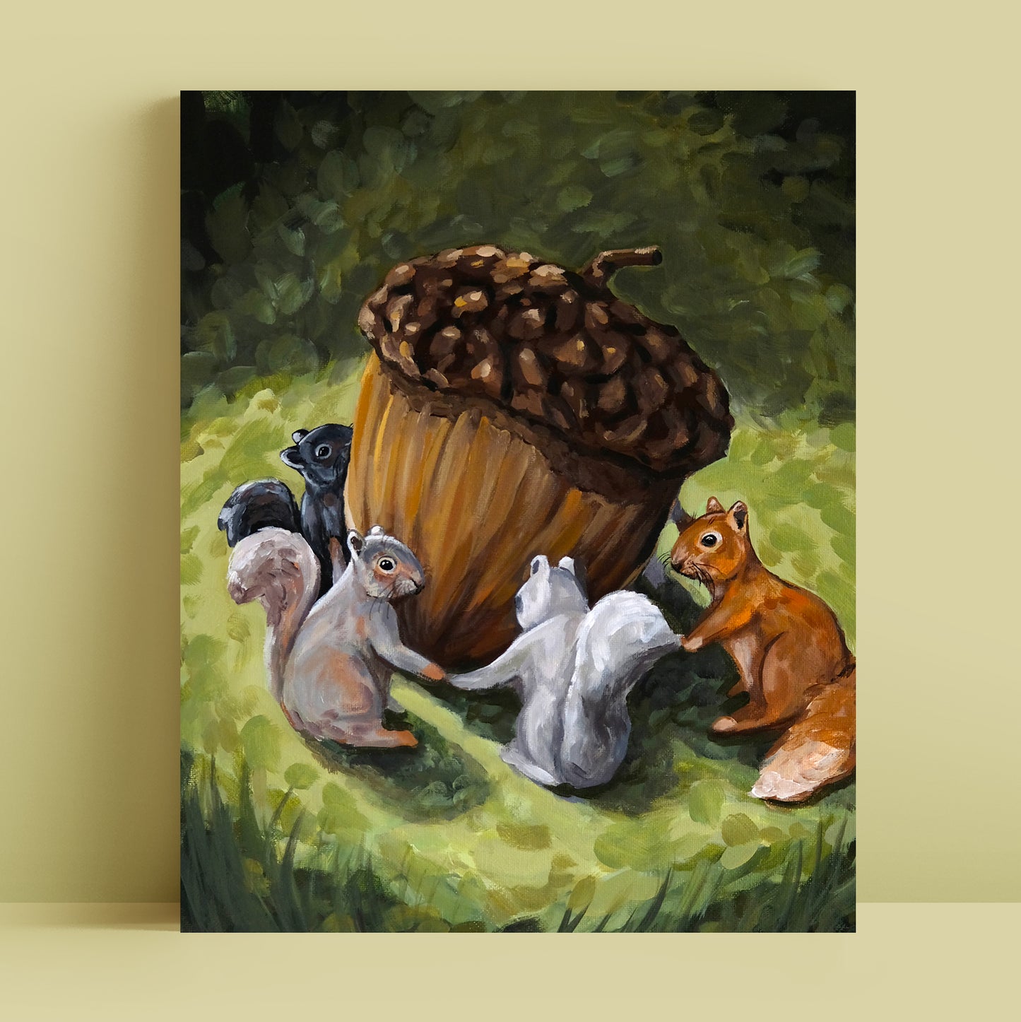 Squirrel Community - Art Print
