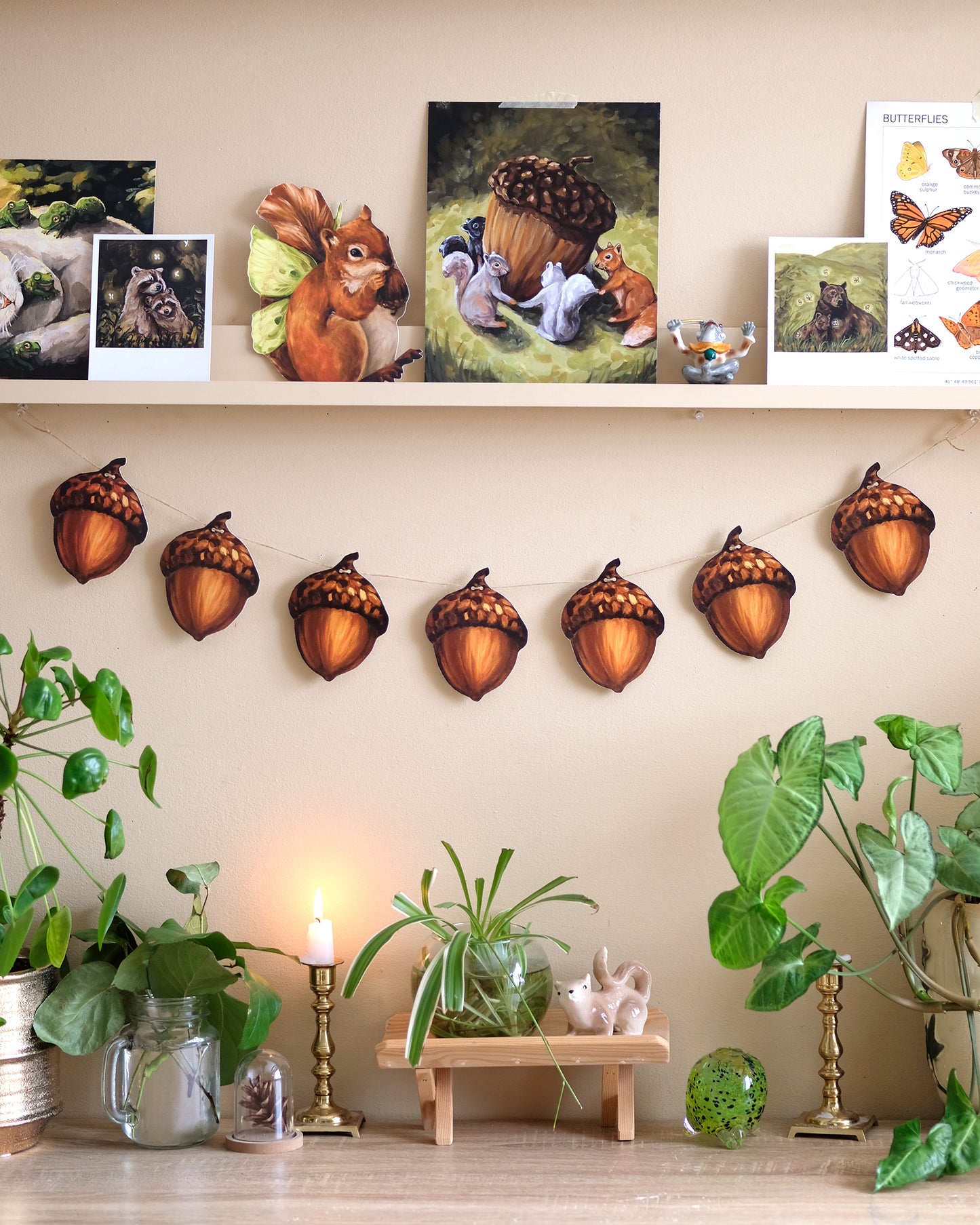 Noisettes - Kit de guirlande DIY
