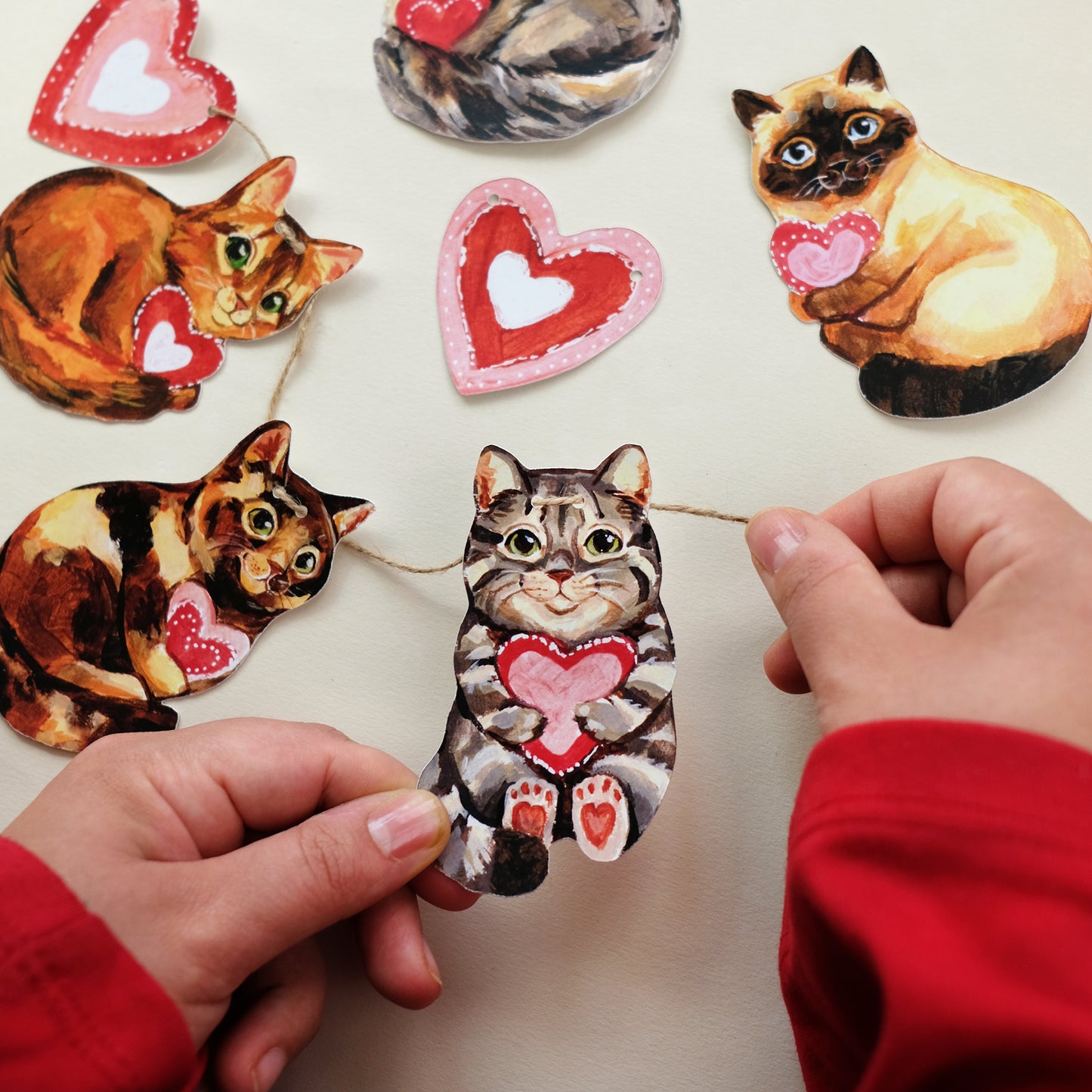 Chats - Kit de guirlande DIY