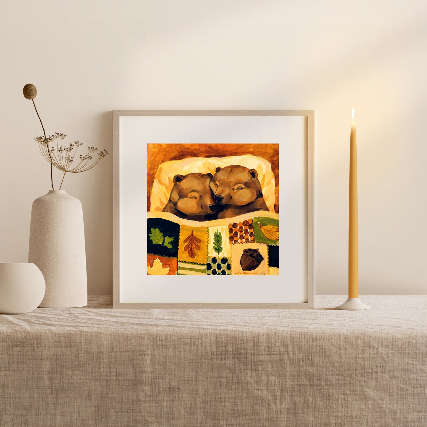 Autumn Patchwork - Art Print