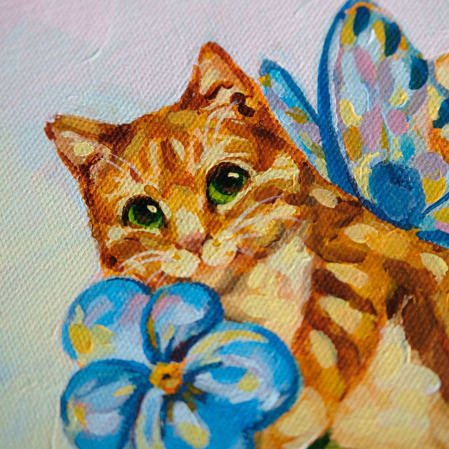 Blue Fairy Kitty - Original