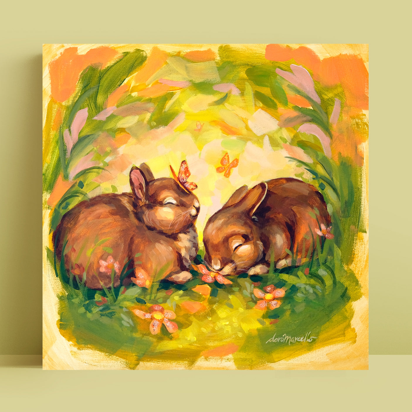 Bunnies - Art Print