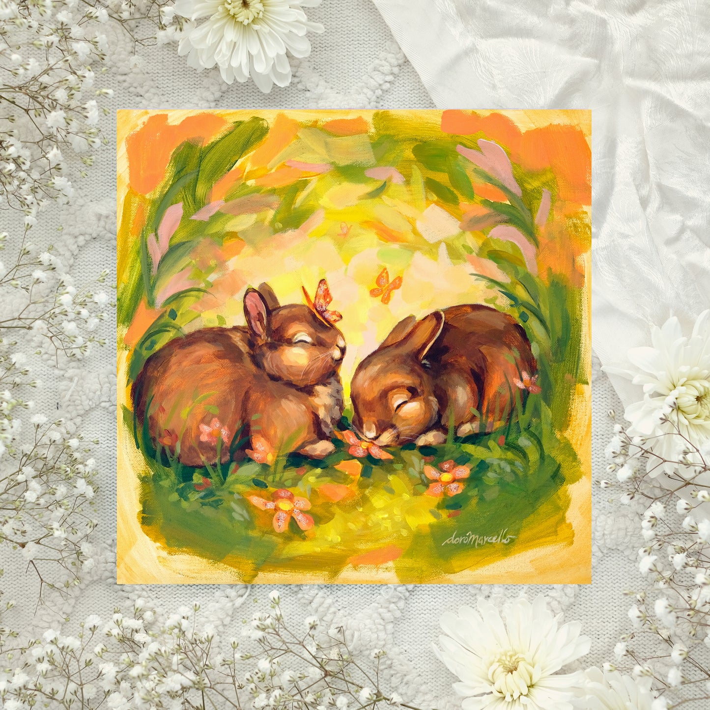Bunnies - Art Print