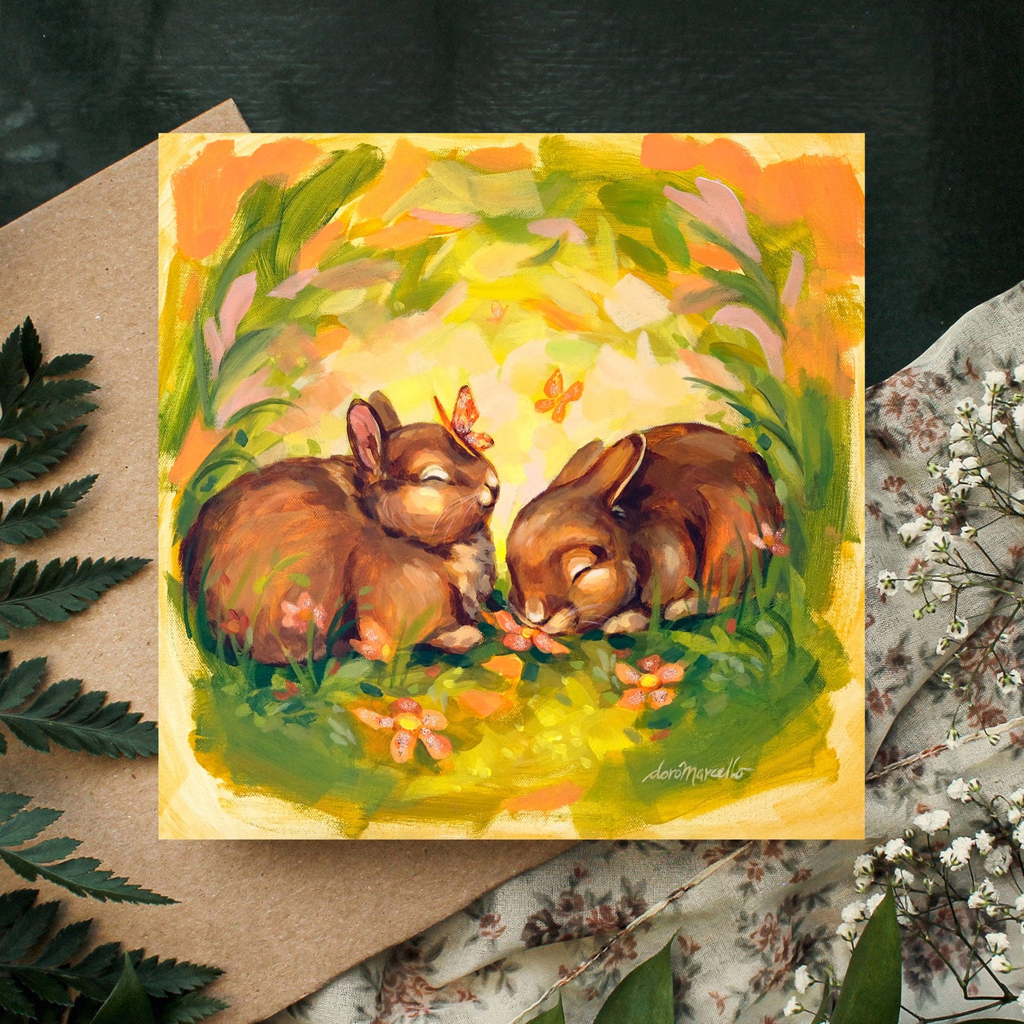 Bunnies - Art Print