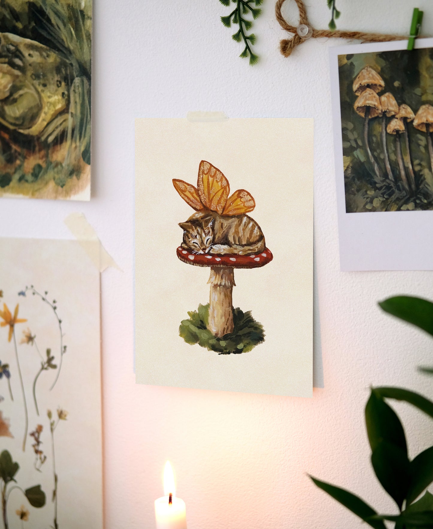 Fairy Cat - Art Print