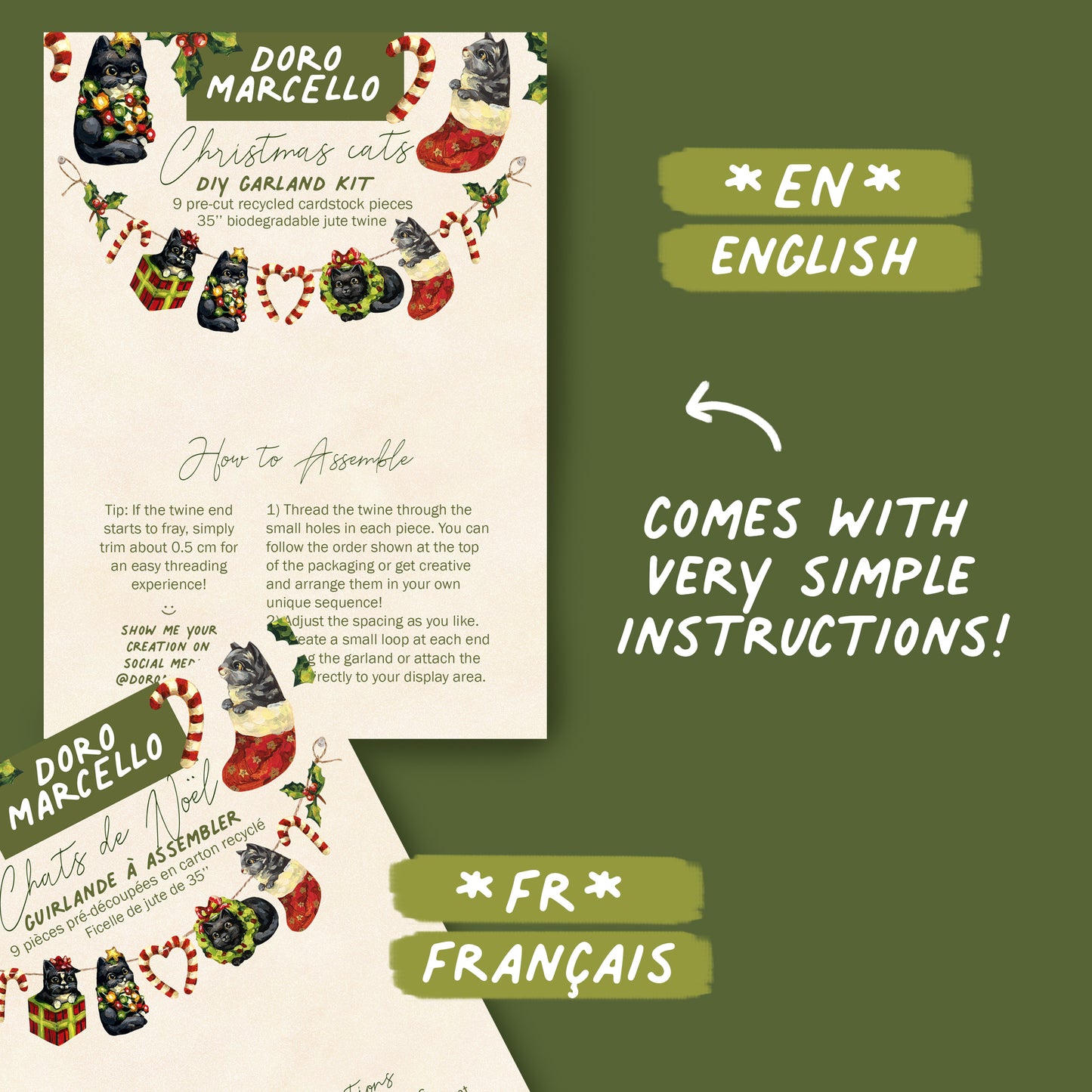 Noël - Kit de guirlande DIY