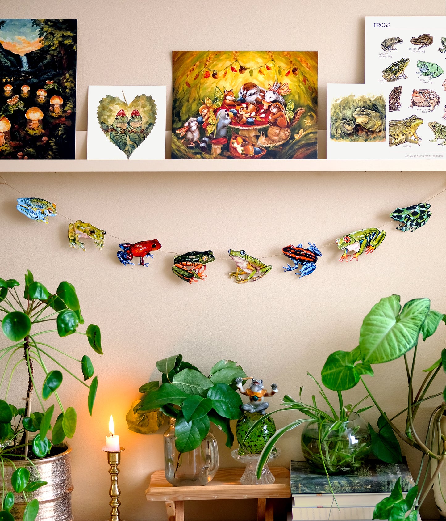 Grenouilles - Kit de guirlande DIY