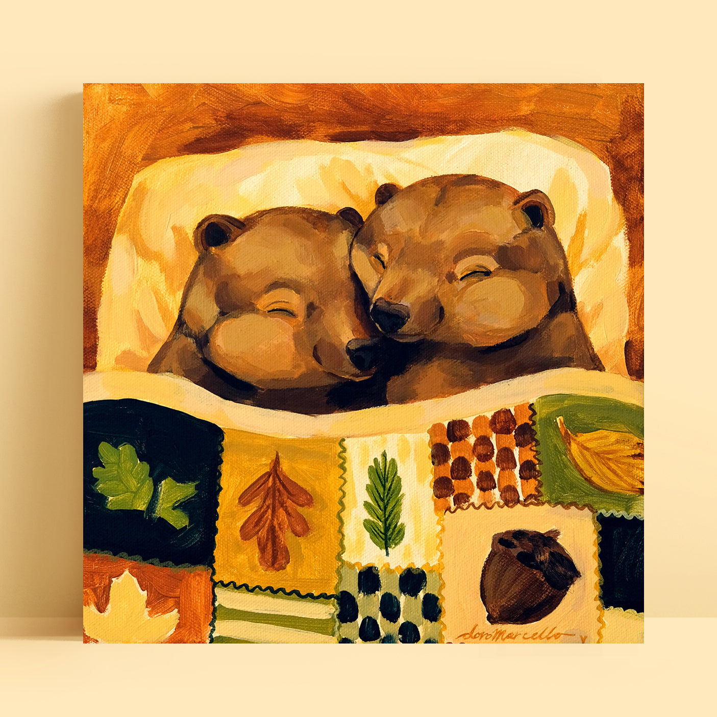 Autumn Patchwork - Art Print