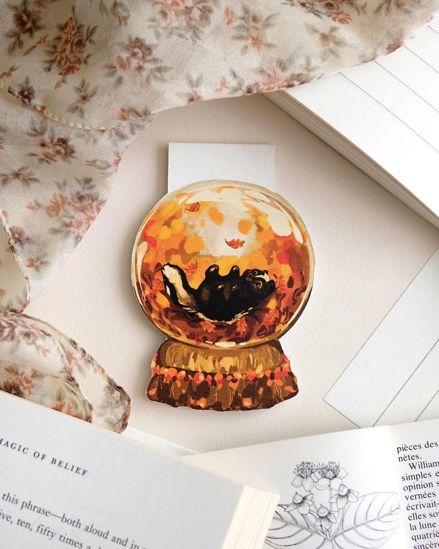 Fall Globe - Bookmark
