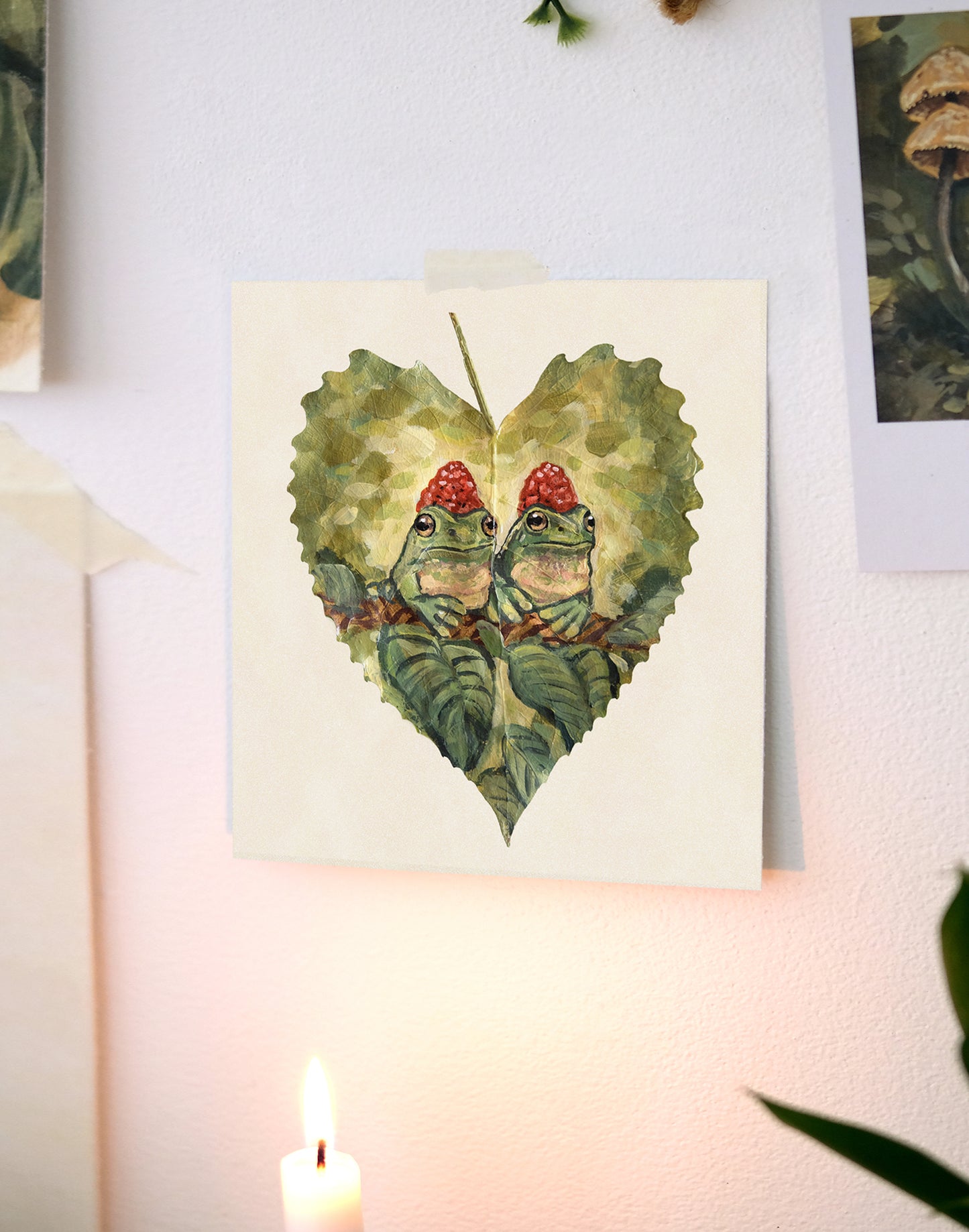 Frog Leaf - Art Print