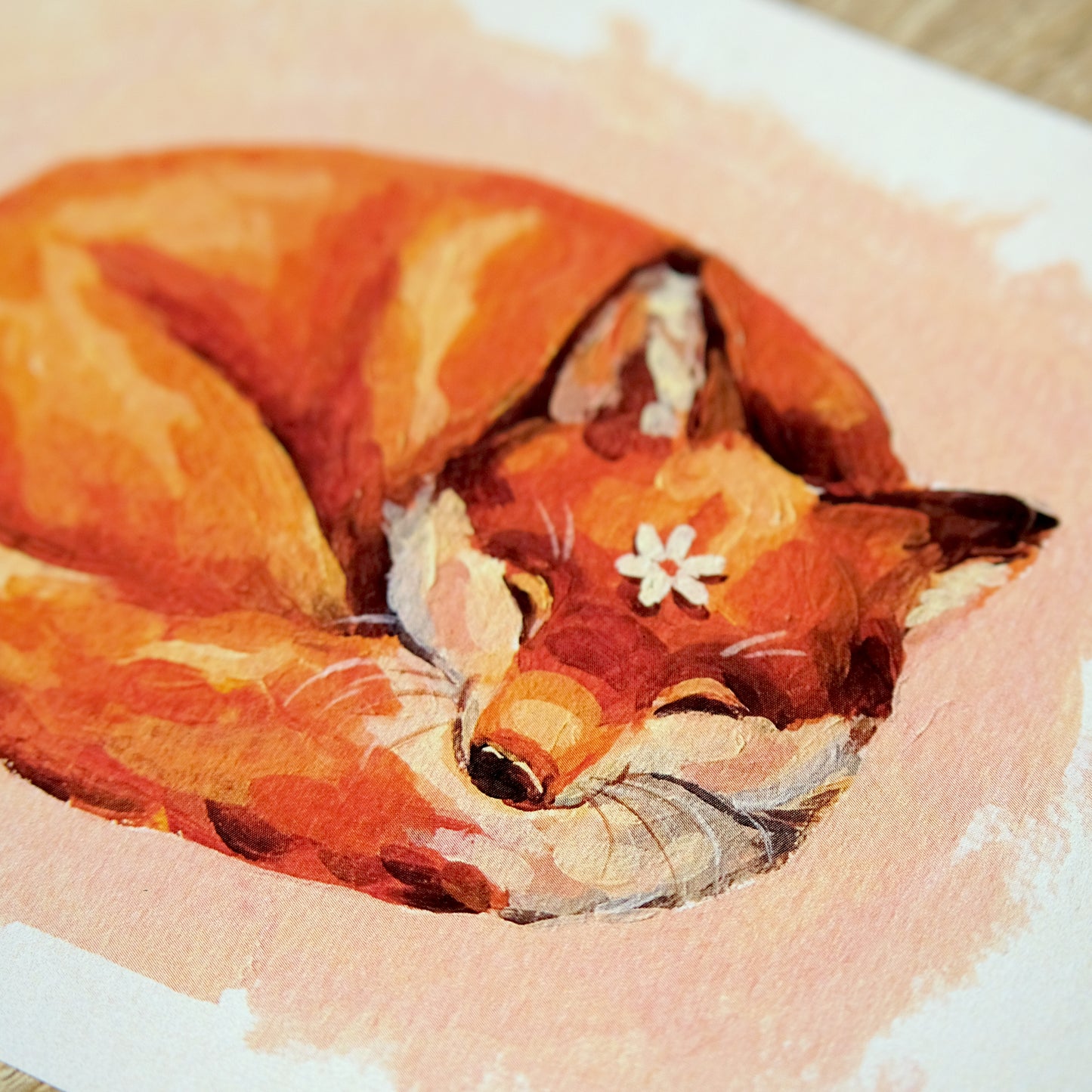 Sleeping Fox - Art Print