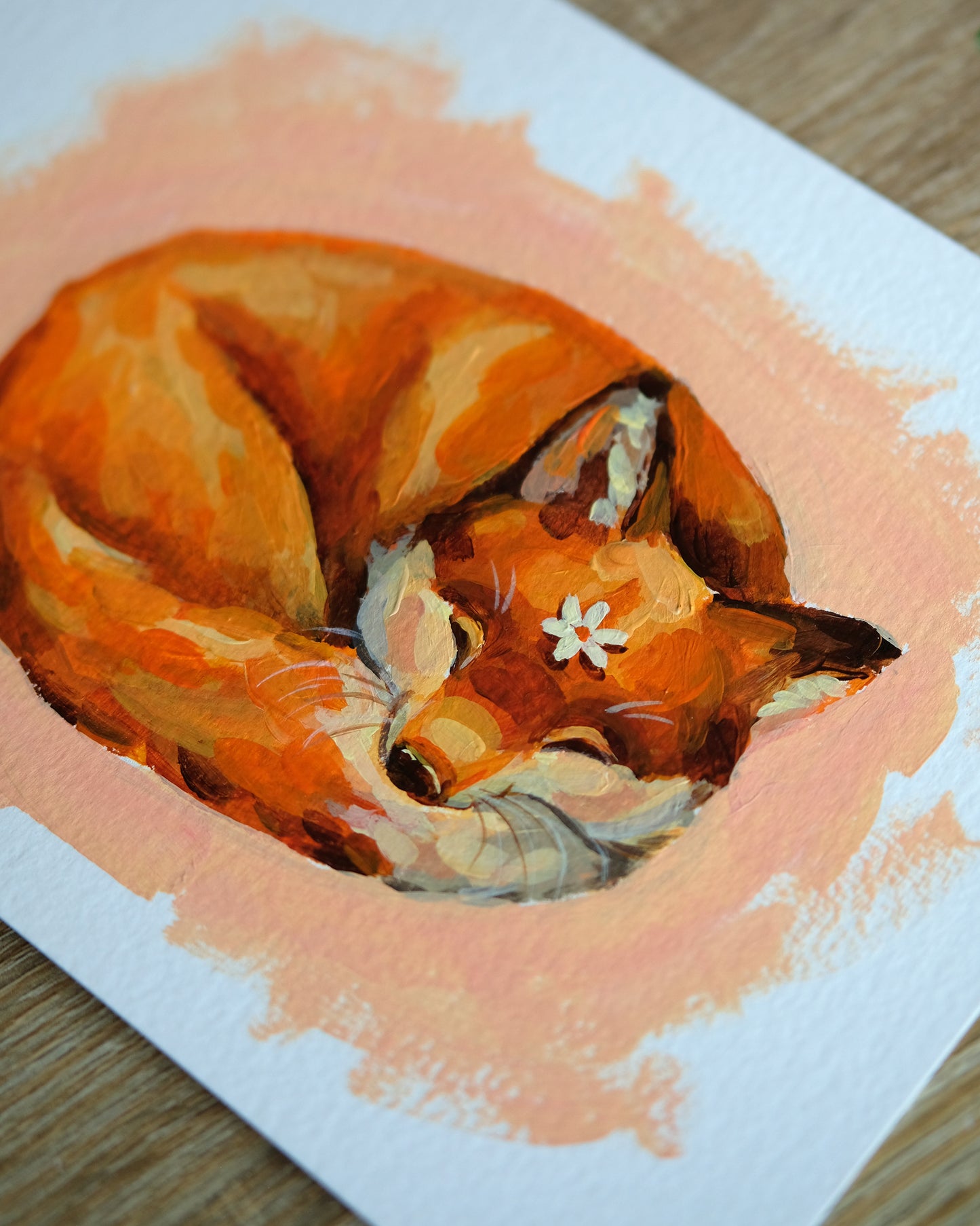 Renard endormi - Original