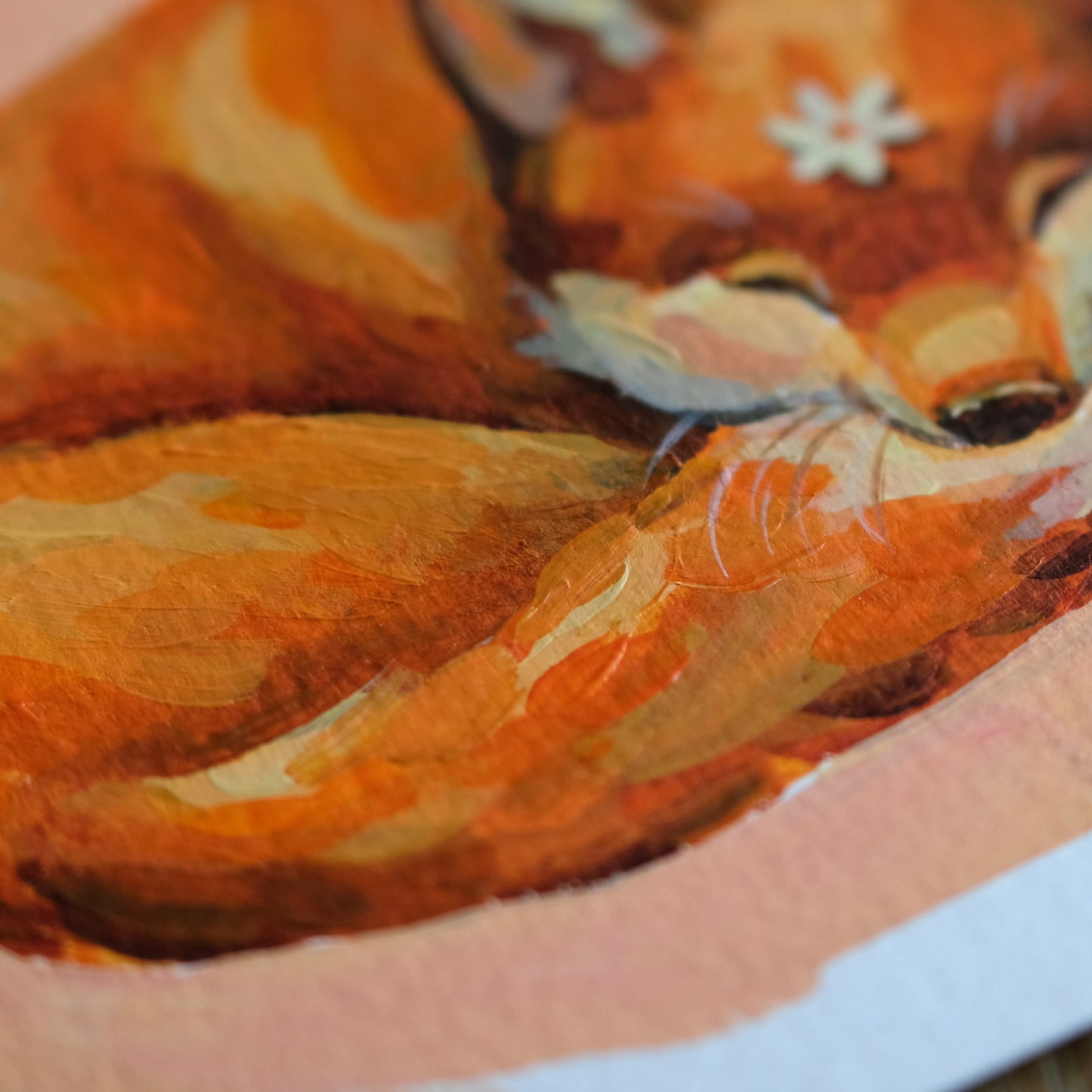 Renard endormi - Original