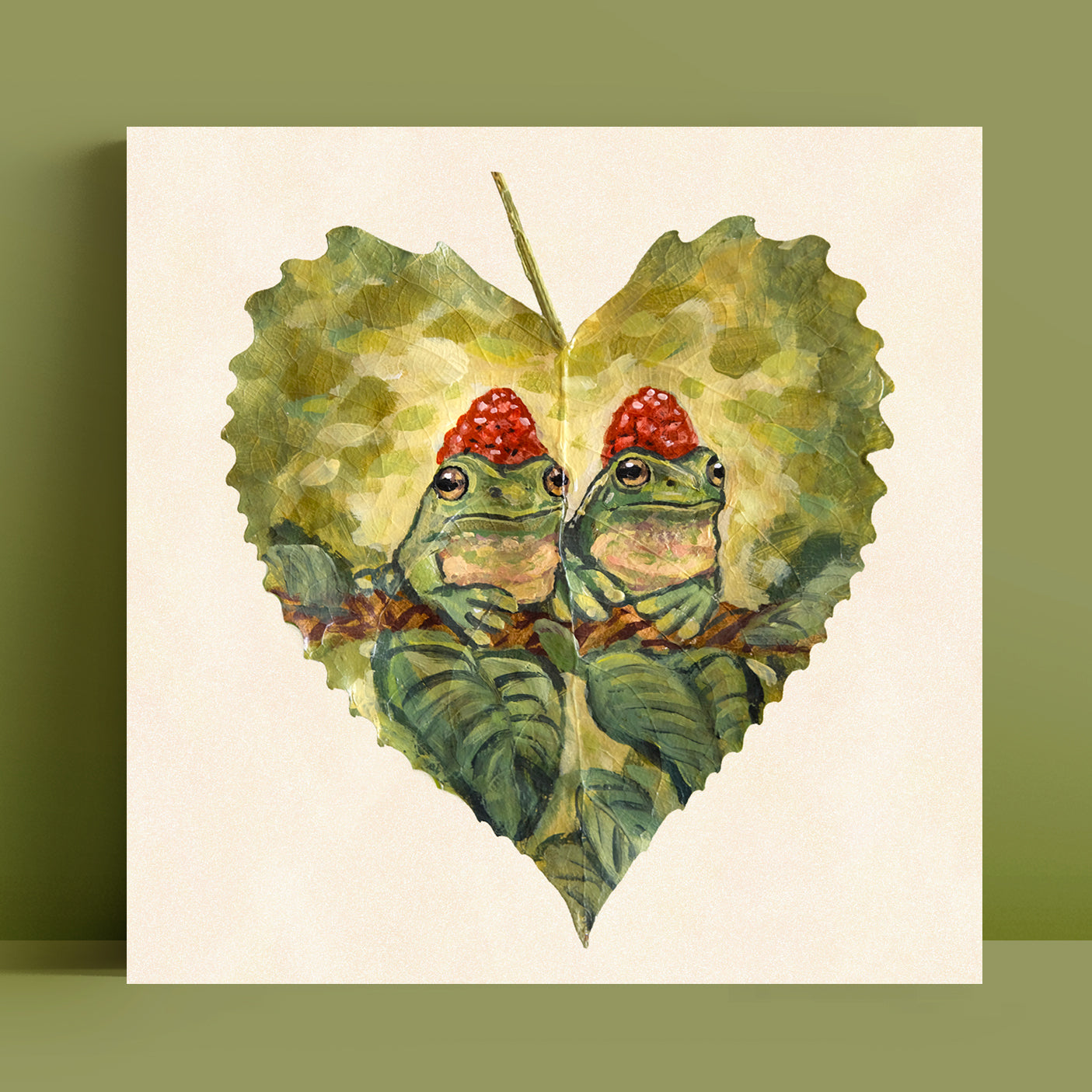 Frog Leaf - Art Print