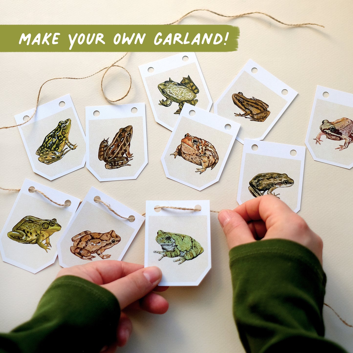 Frogs - DIY Garland Kit