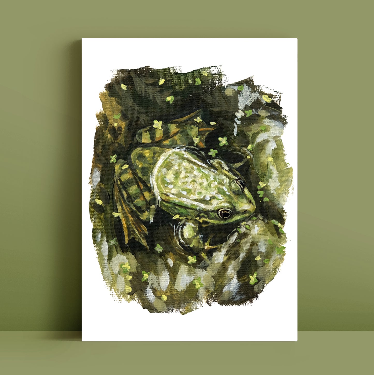 Frog Water - Art Print