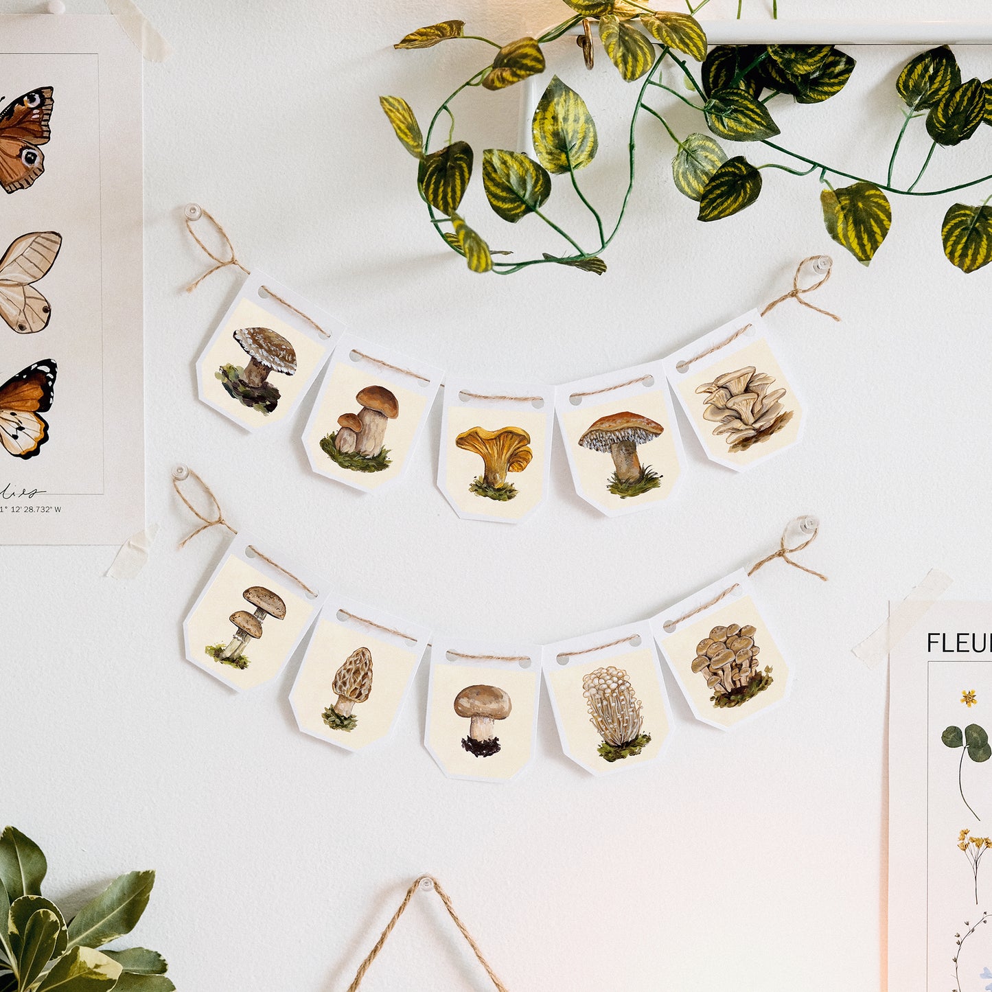 Champignons - Kit de guirlande DIY
