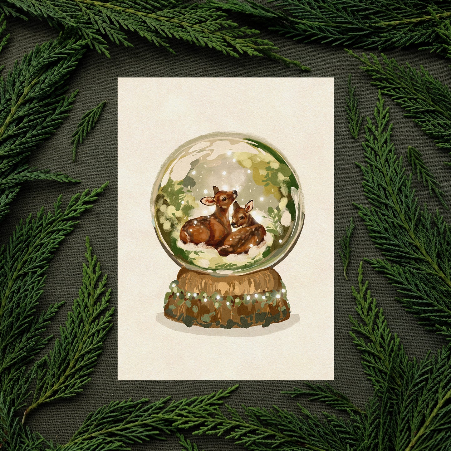 Winter Globe - Art Print