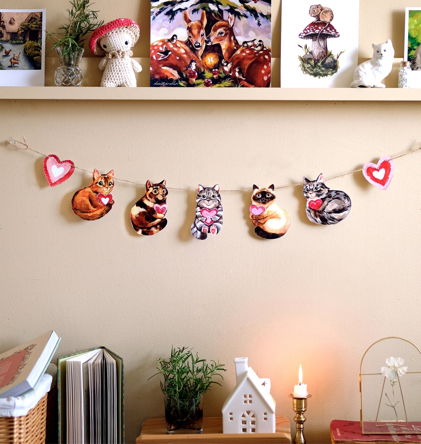 Chats - Kit de guirlande DIY