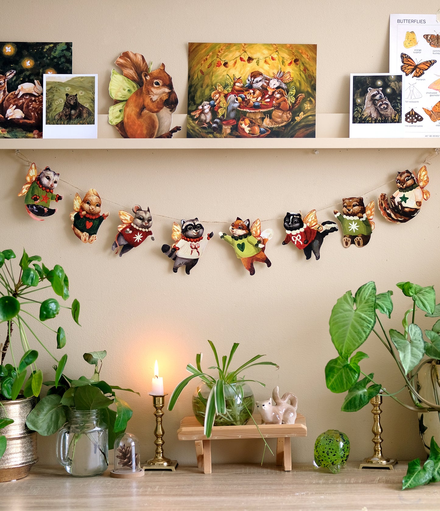 Fées des bois – Kit de guirlandes DIY