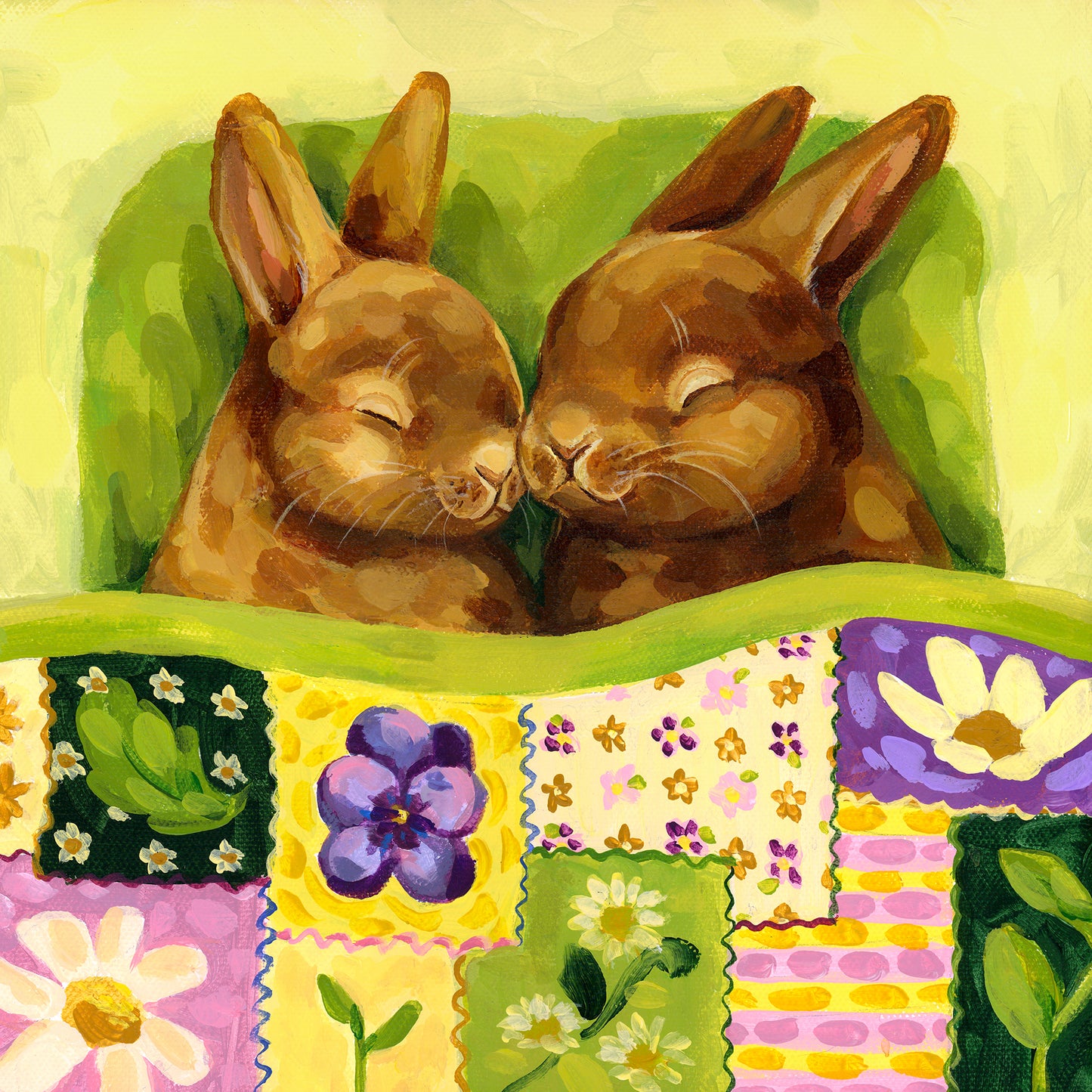Spring Patchwork - Original