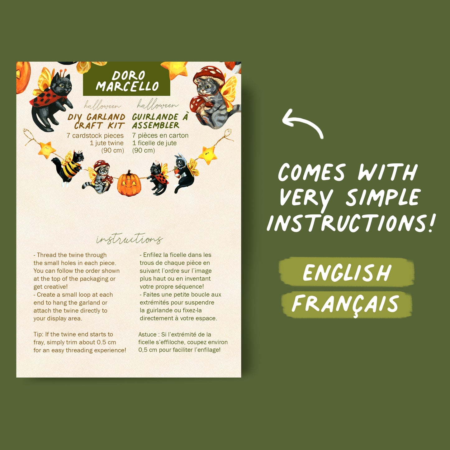Halloween - DIY Garland Kit