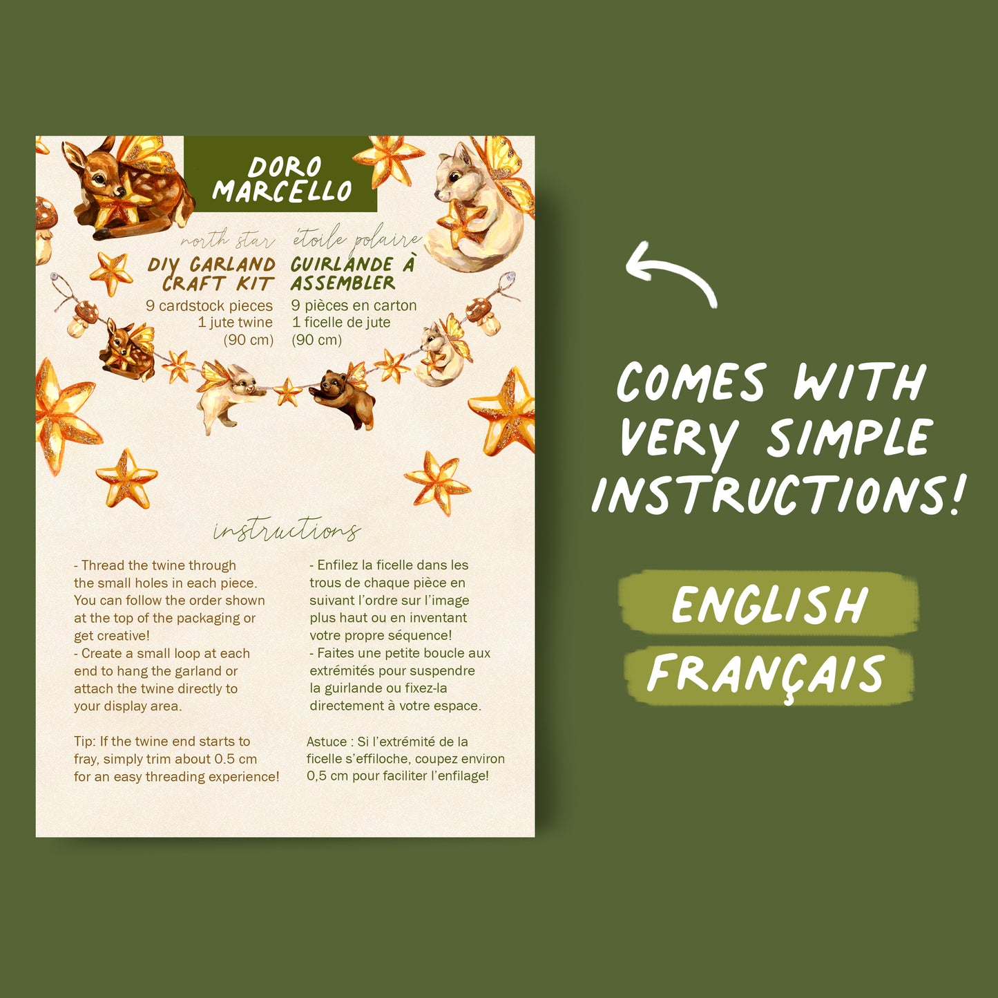 North Star - DIY Garland Kit