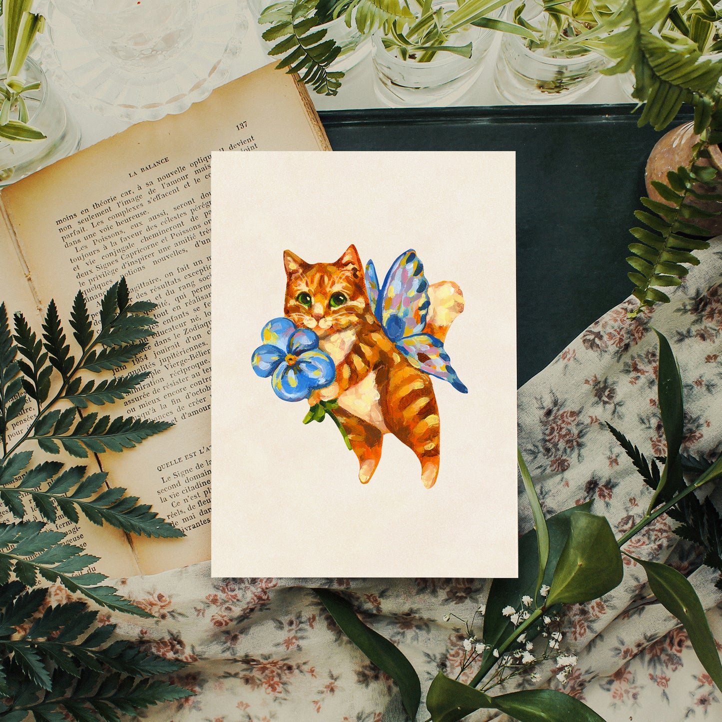 Fairy Kitty - Art Print
