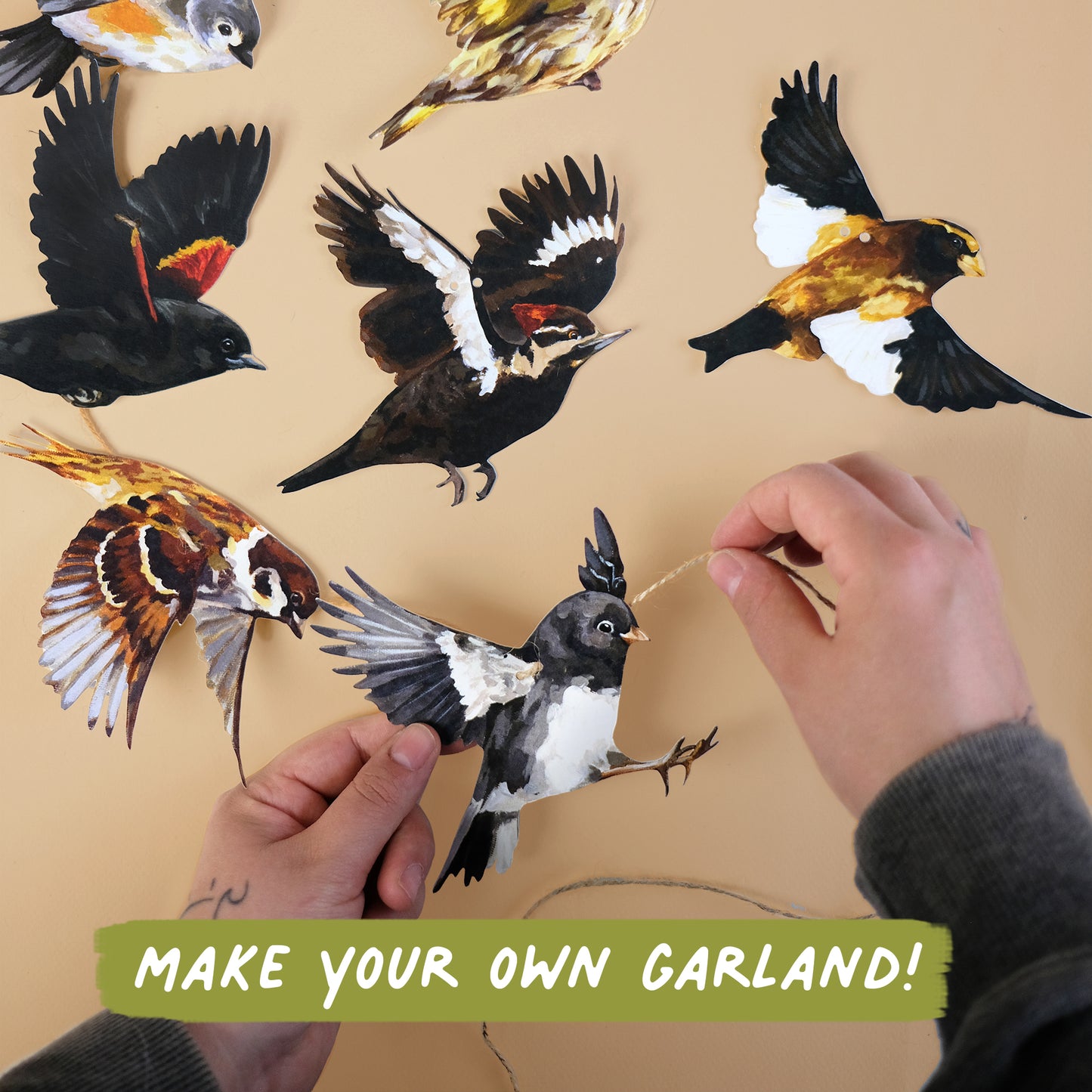 Flying Birds - DIY Garland Kit