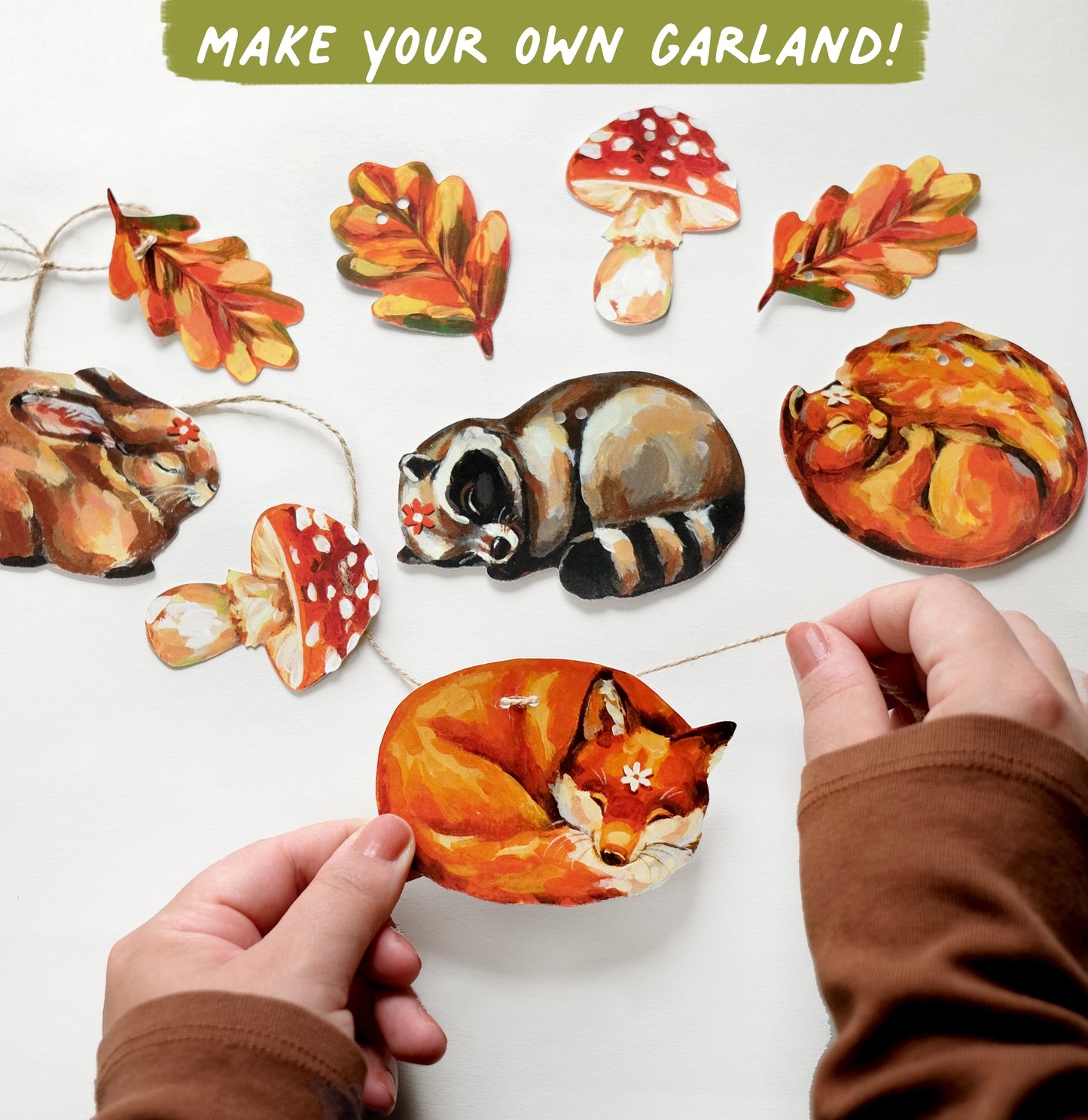 Sleeping Critters - DIY Garland Kit