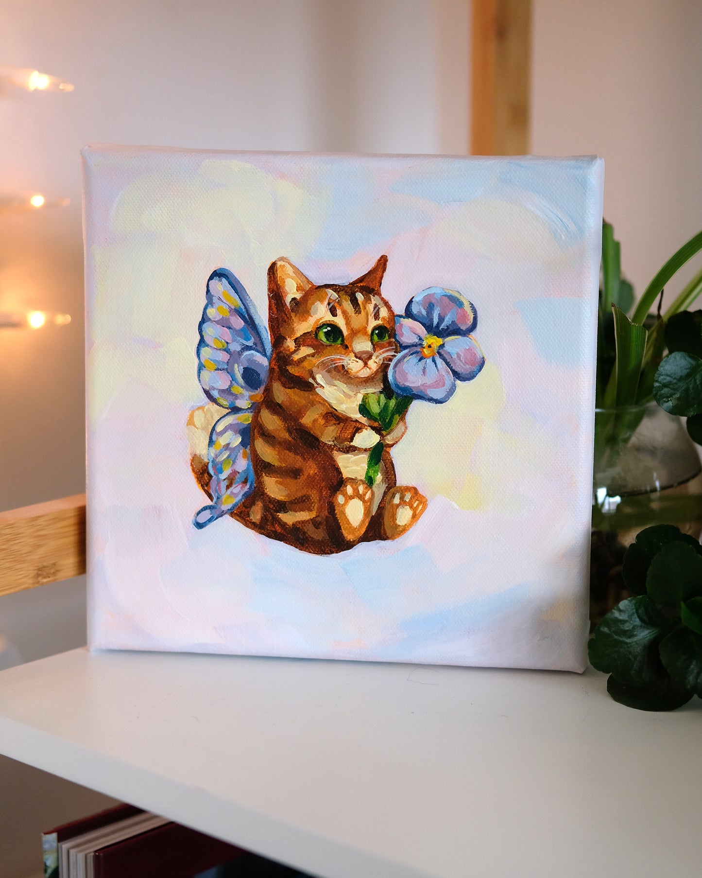 Purple Fairy Kitty - Original