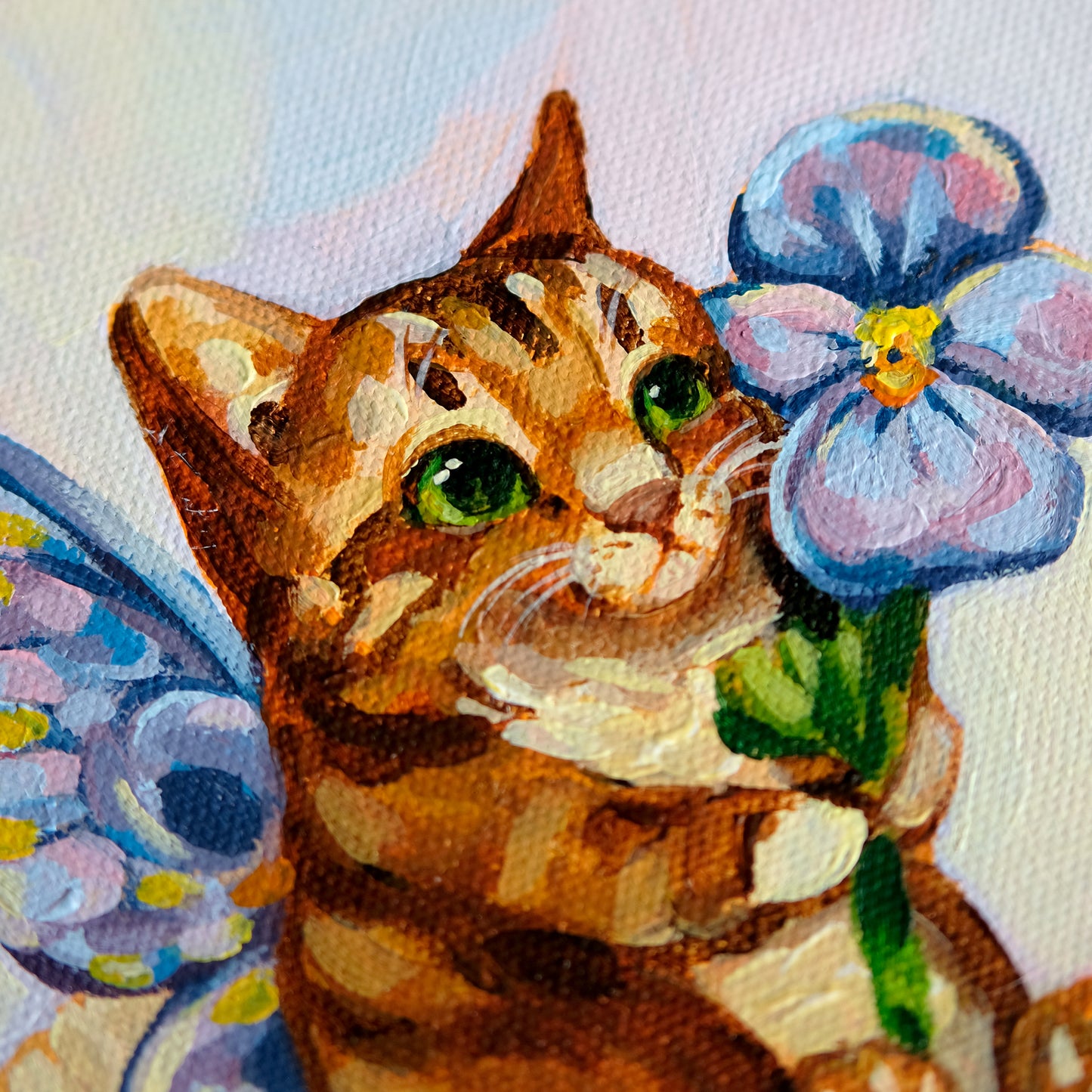 Purple Fairy Kitty - Original