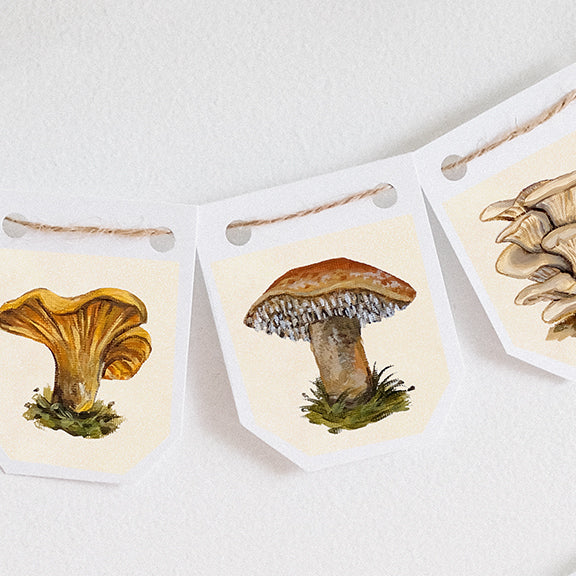 Champignons - Kit de guirlande DIY