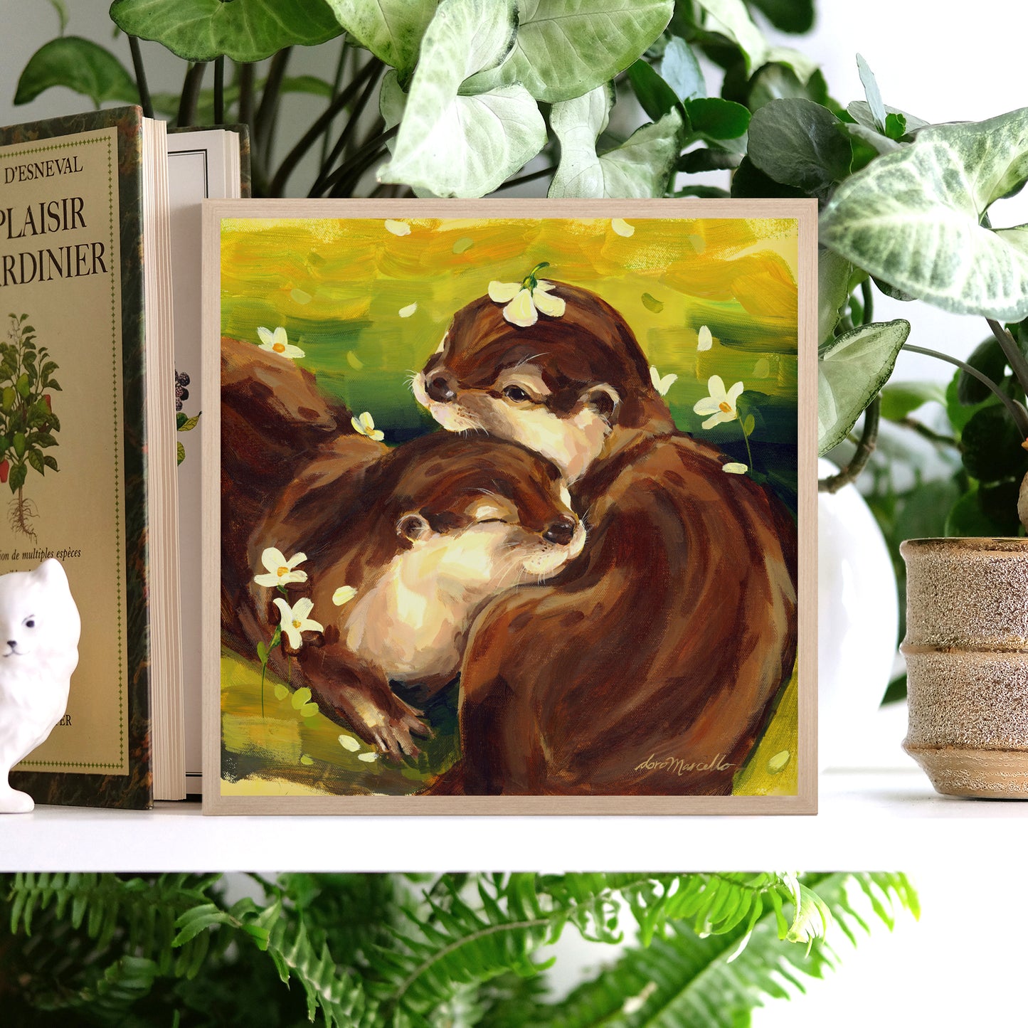 Otters - Art Print