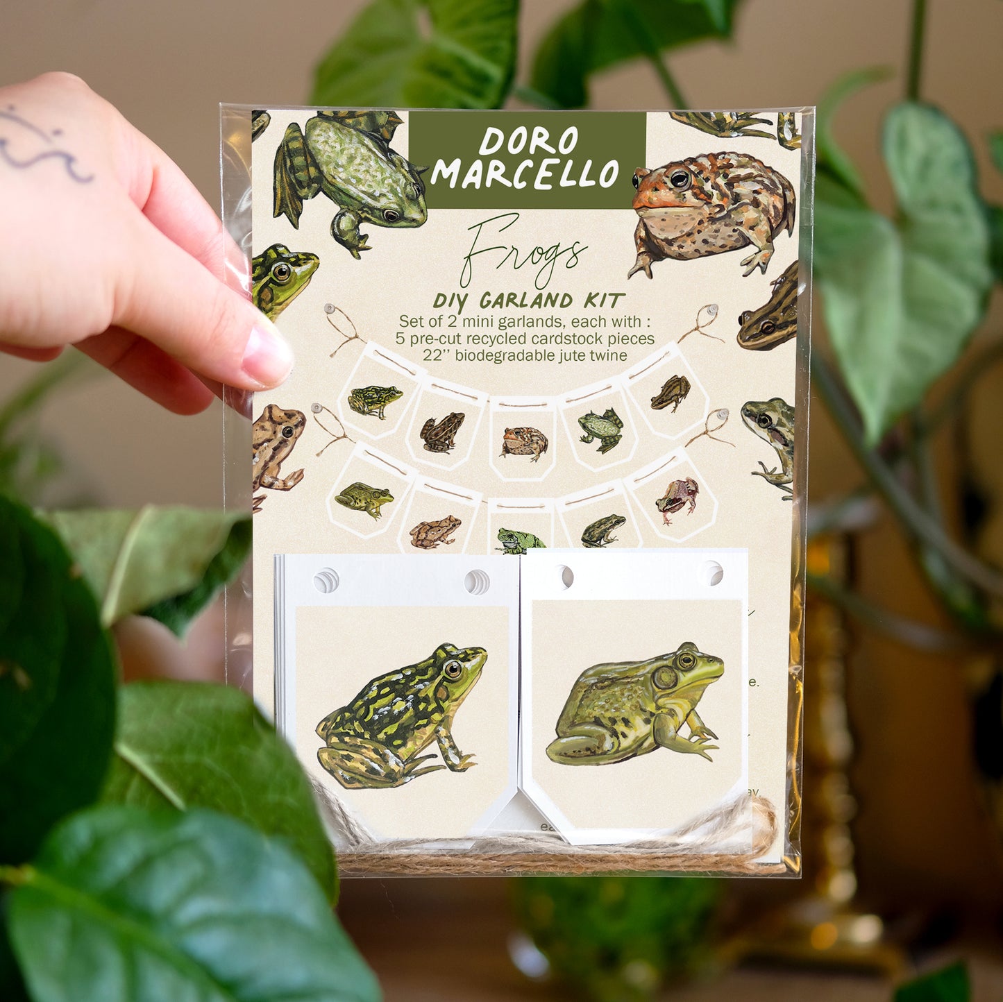 Frogs - DIY Garland Kit
