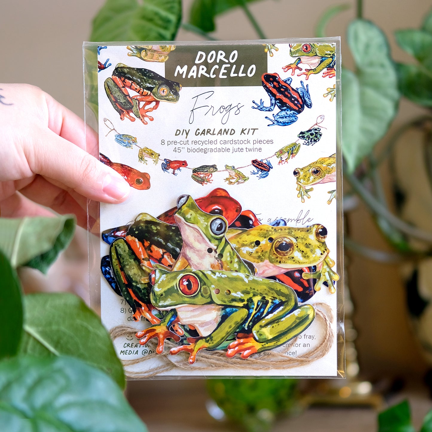 Grenouilles - Kit de guirlande DIY