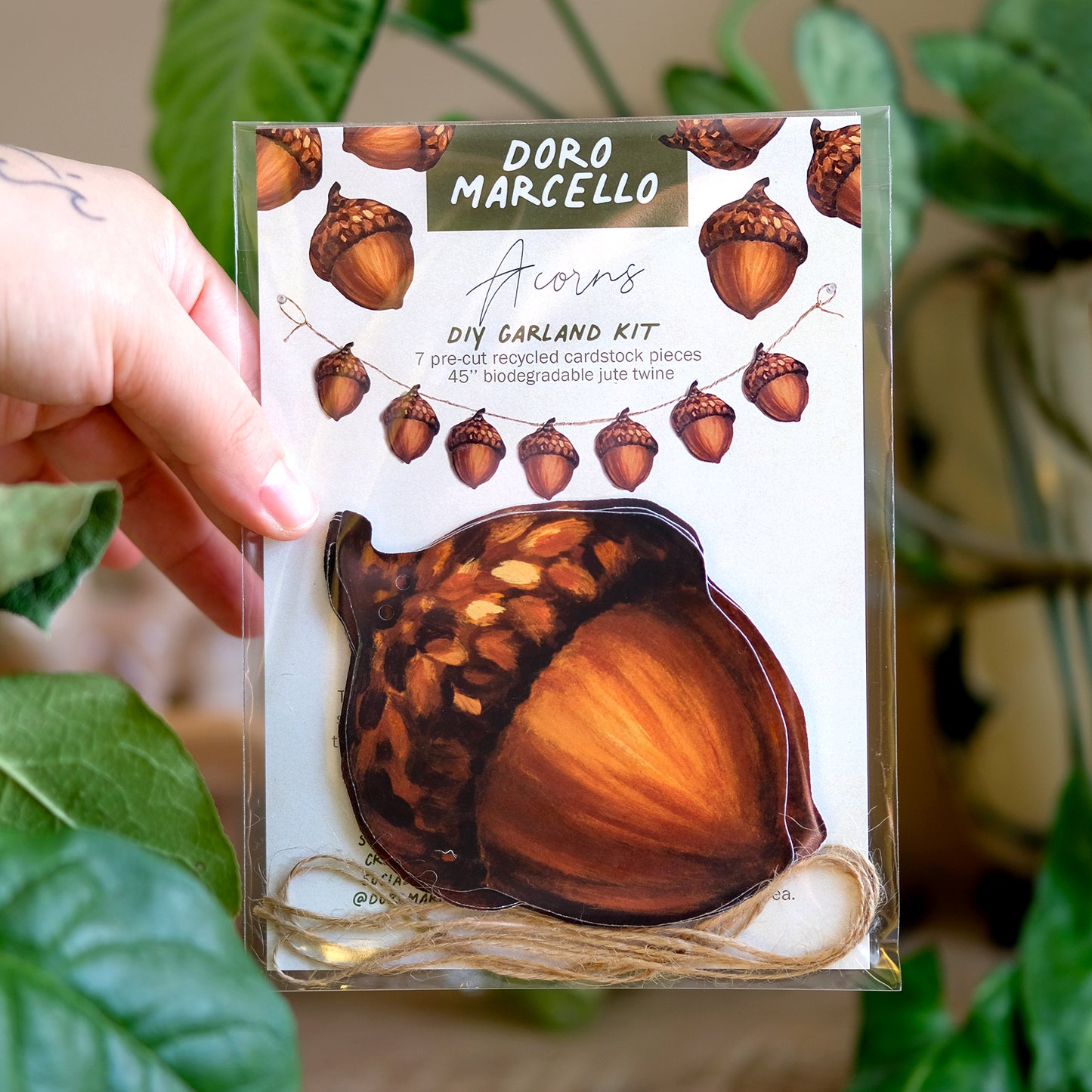 Noisettes - Kit de guirlande DIY