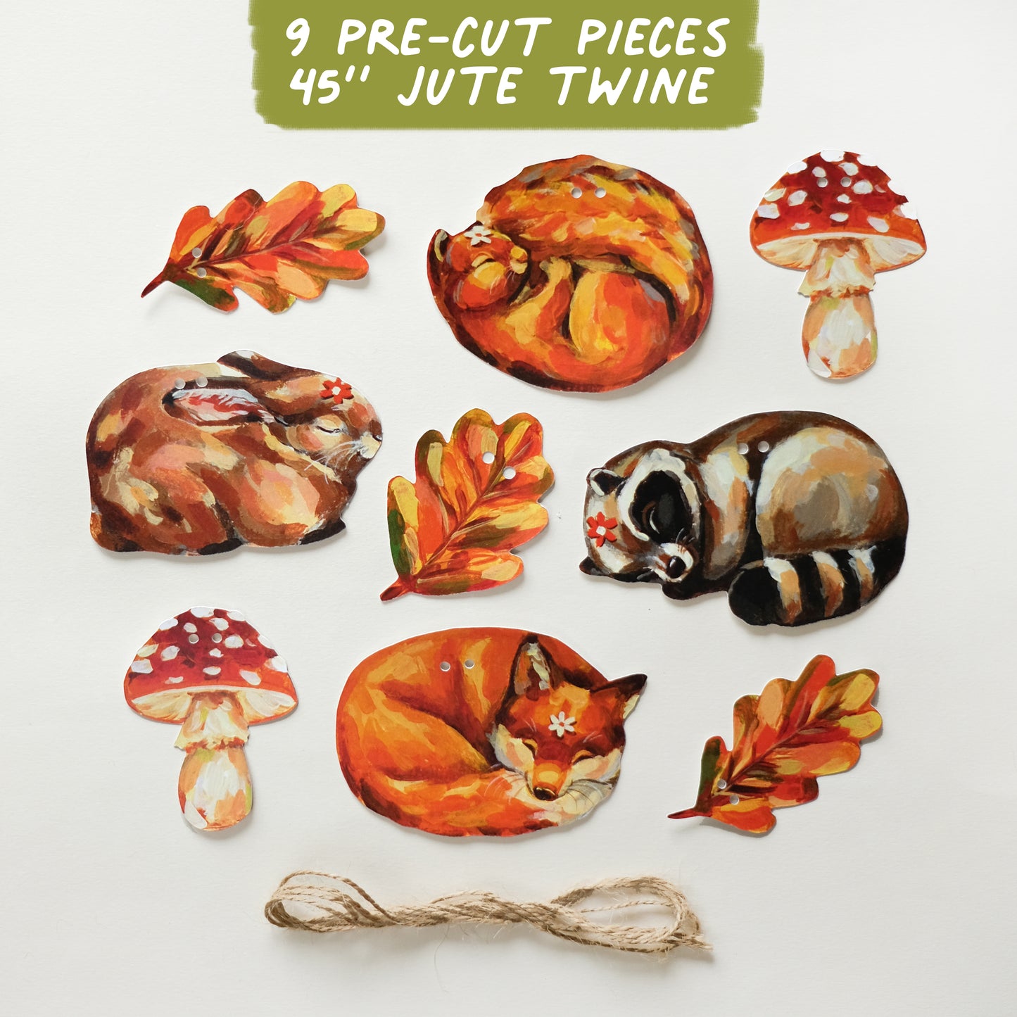Sleeping Critters - DIY Garland Kit