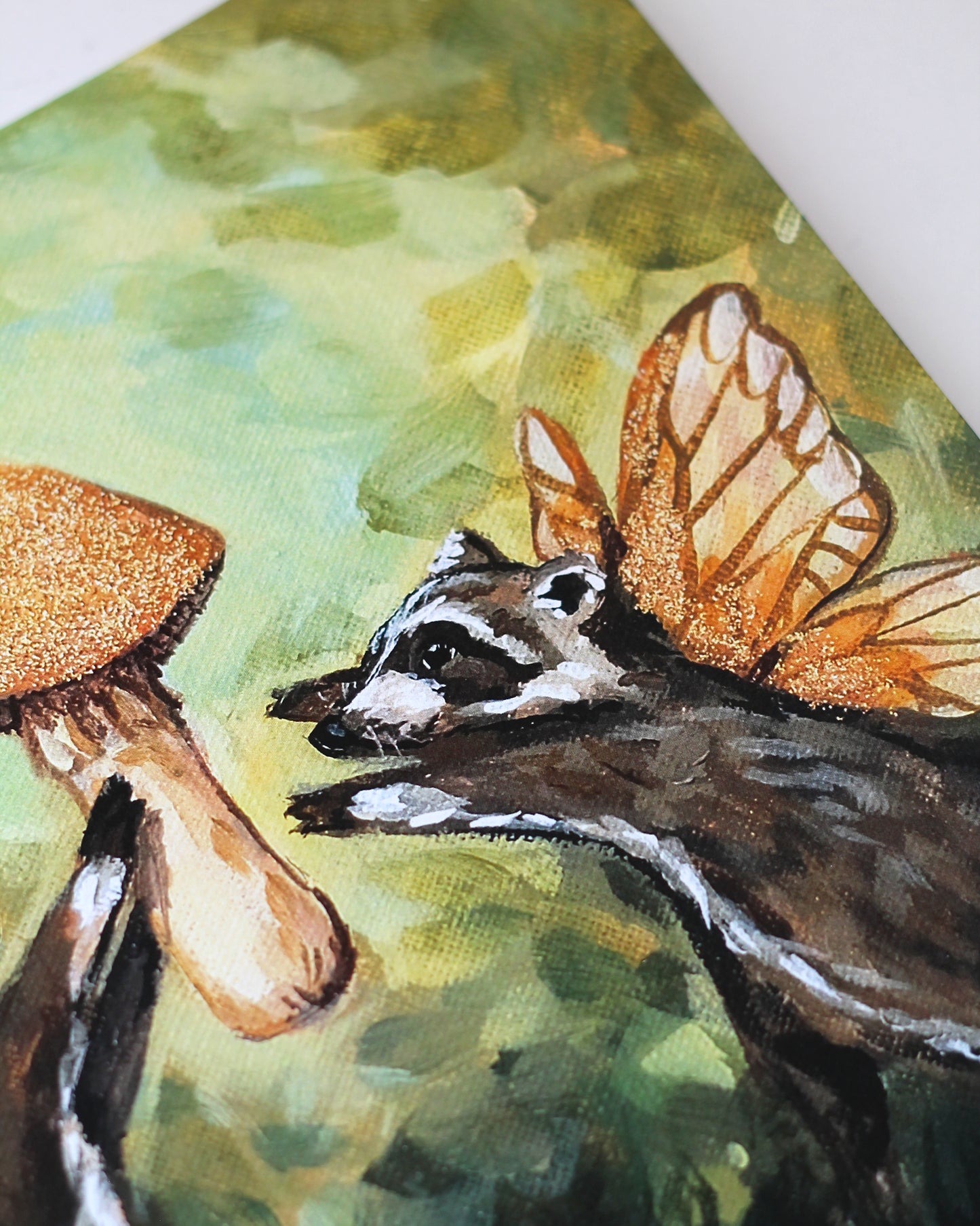 Fairy Raccoons - Art Print