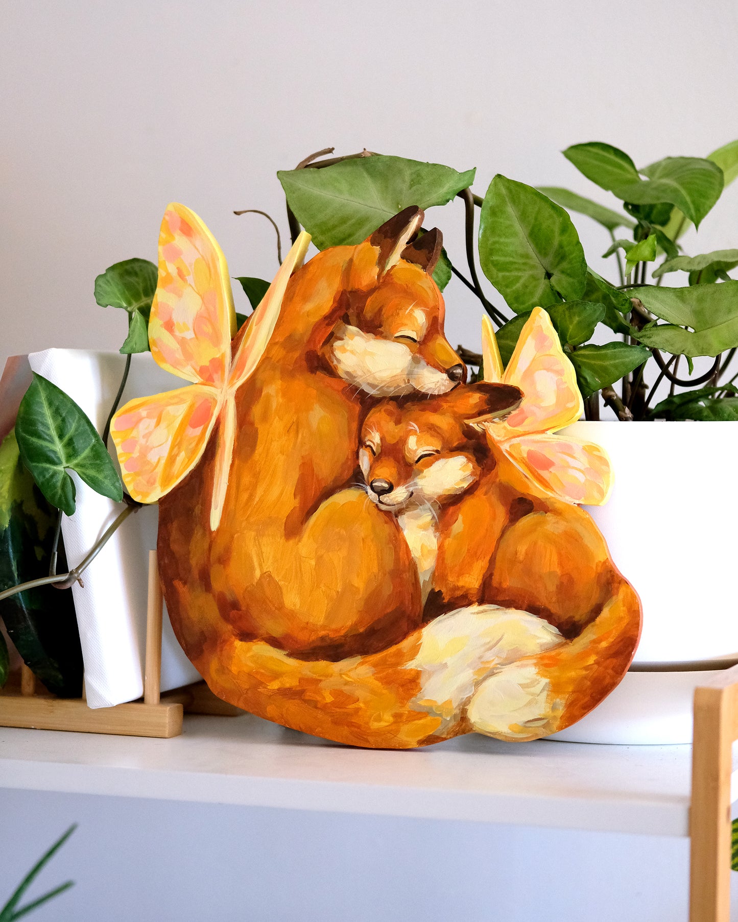 Nestled in Love - Handcrafted Wood Piece