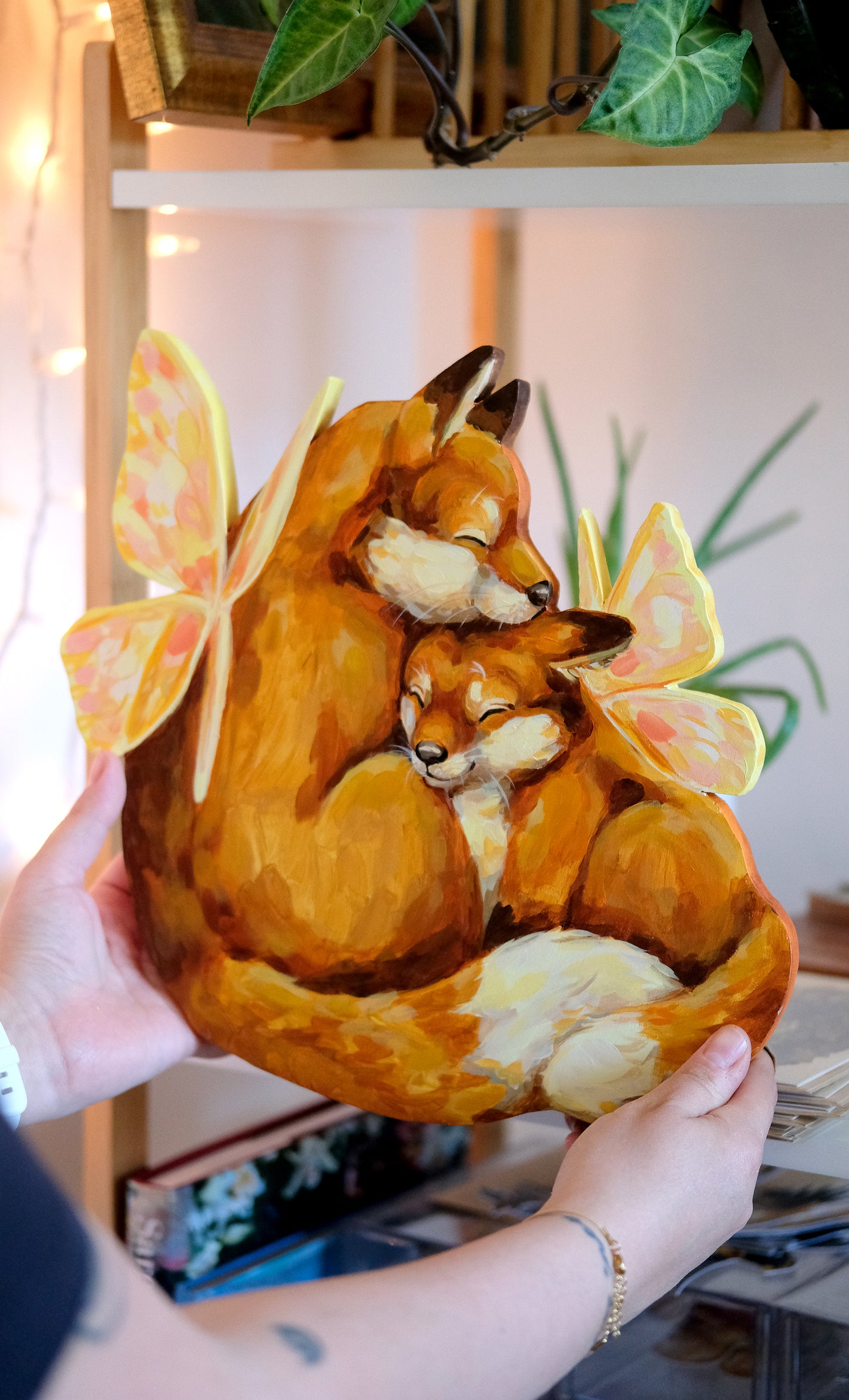 Nestled in Love - Handcrafted Wood Piece